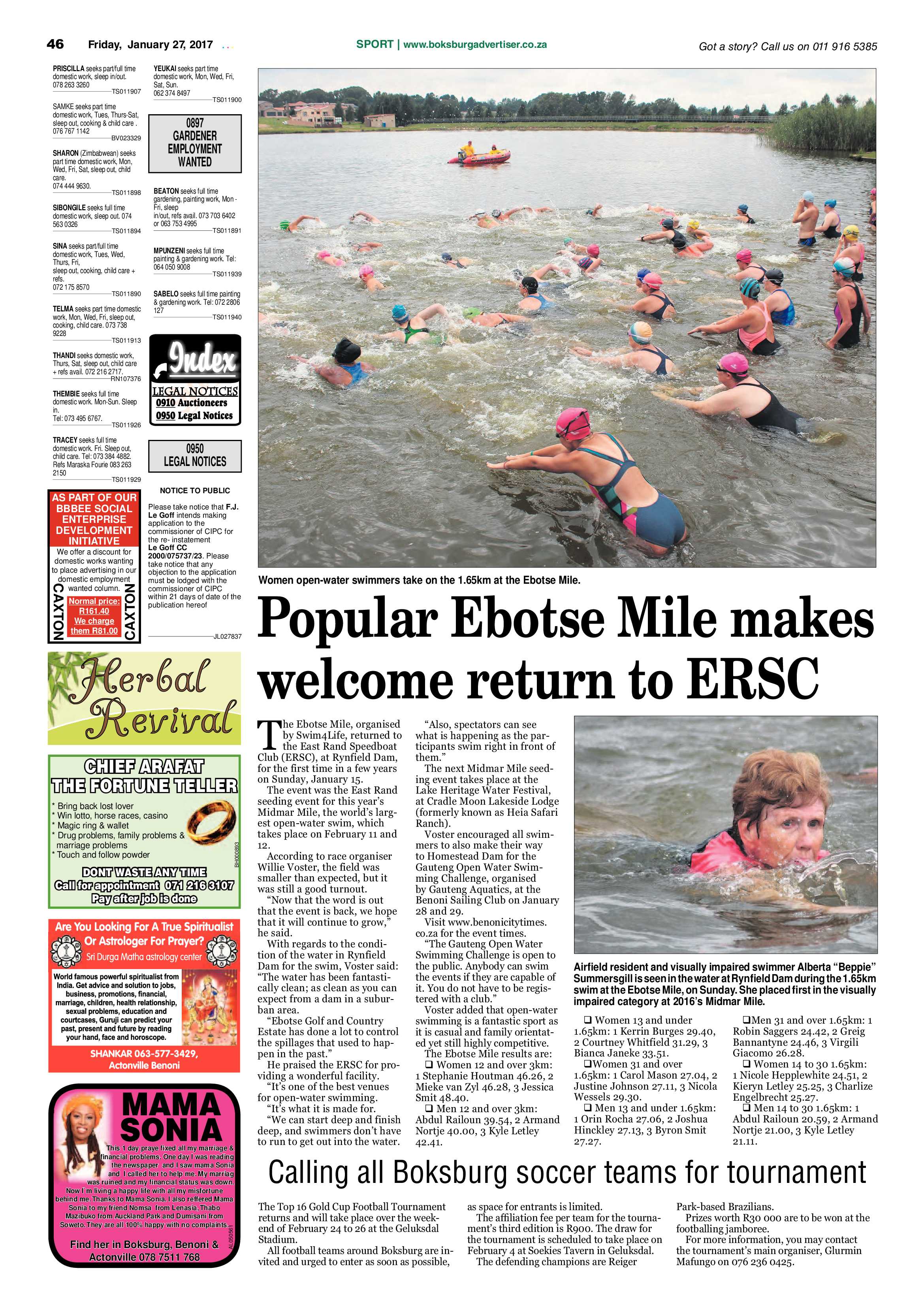 Boksburg Advertiser 24 January 2017 page 46
