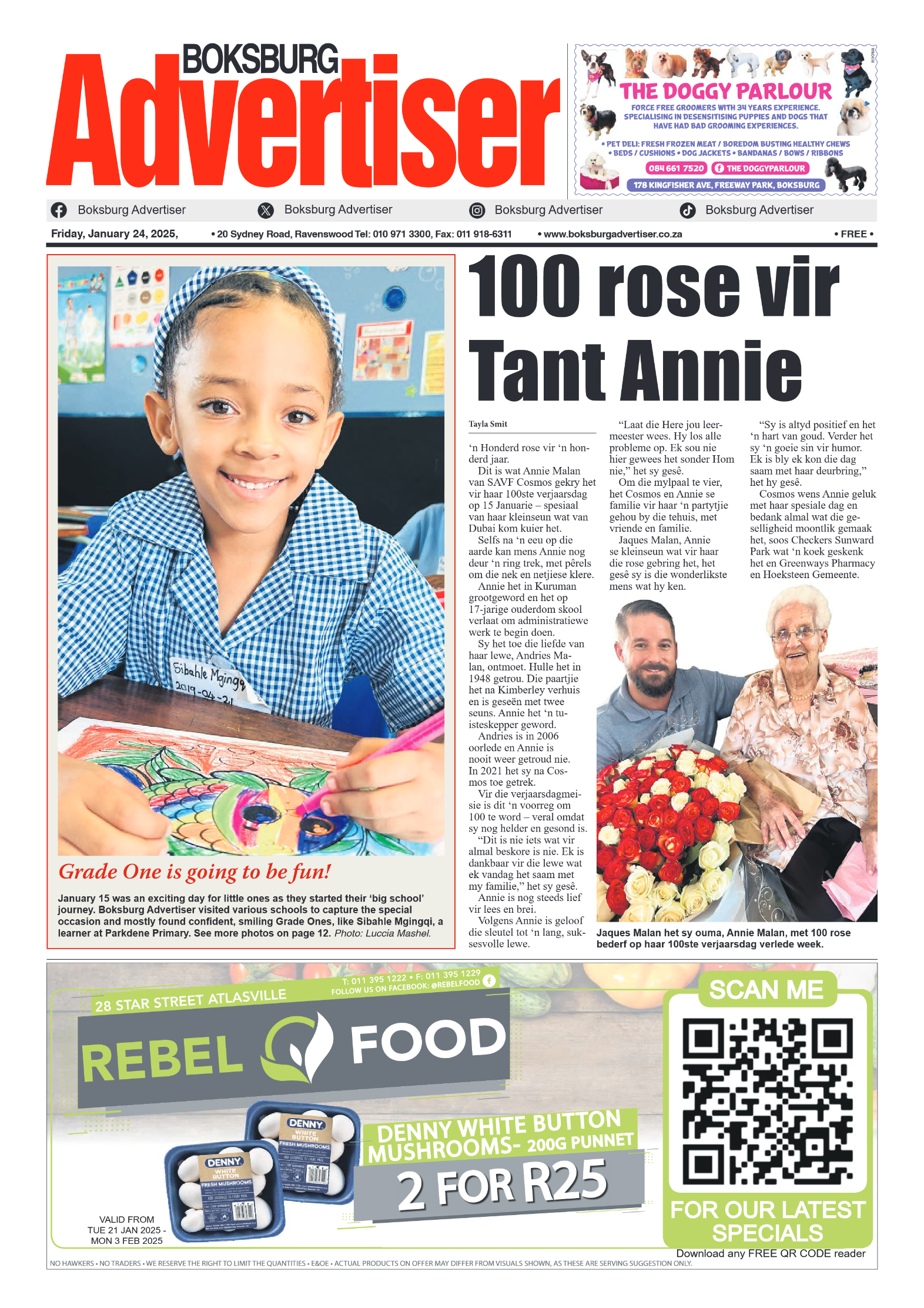 Boksburg Advertiser 24 January 2025 page 1