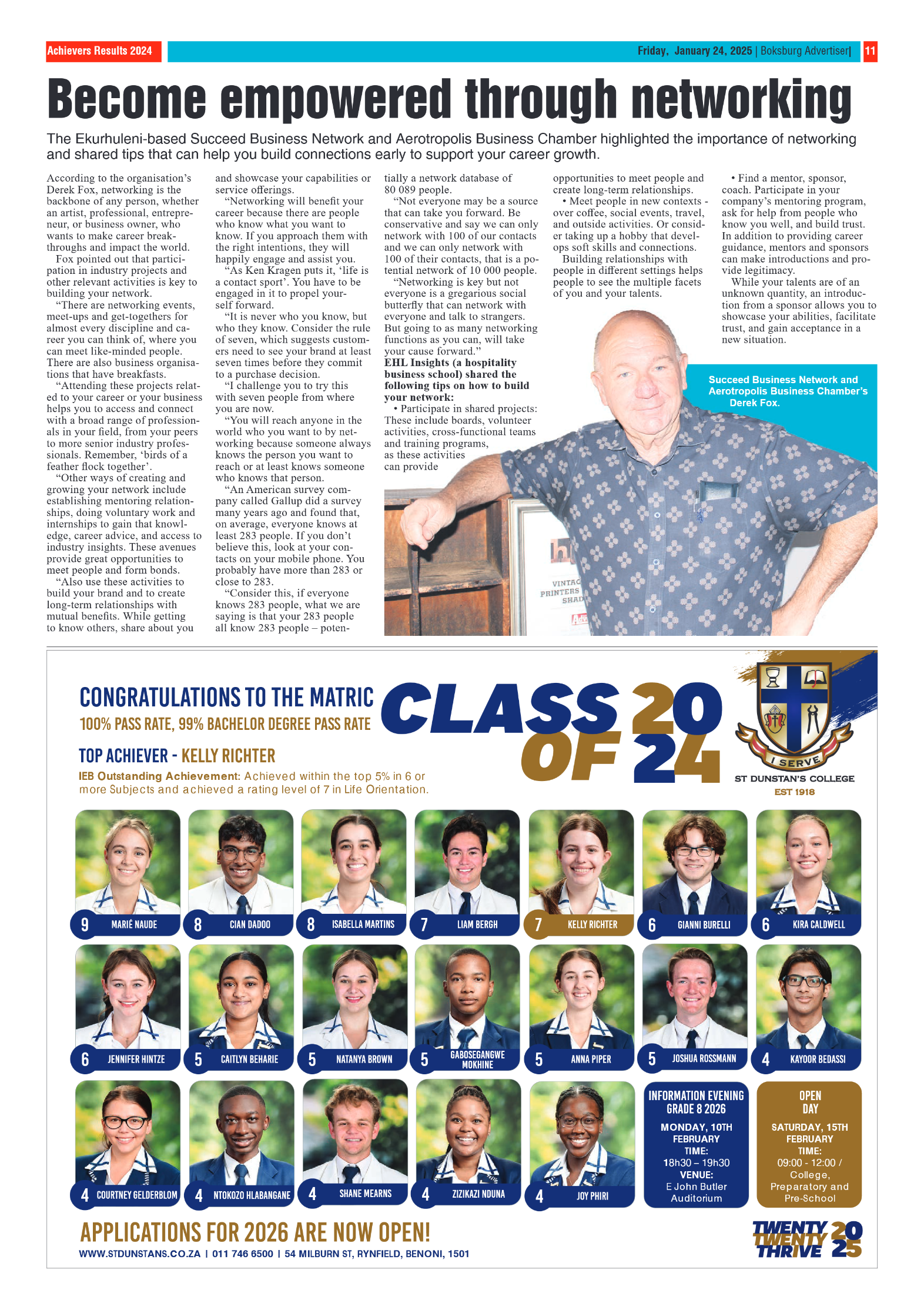 Boksburg Advertiser 24 January 2025 page 11