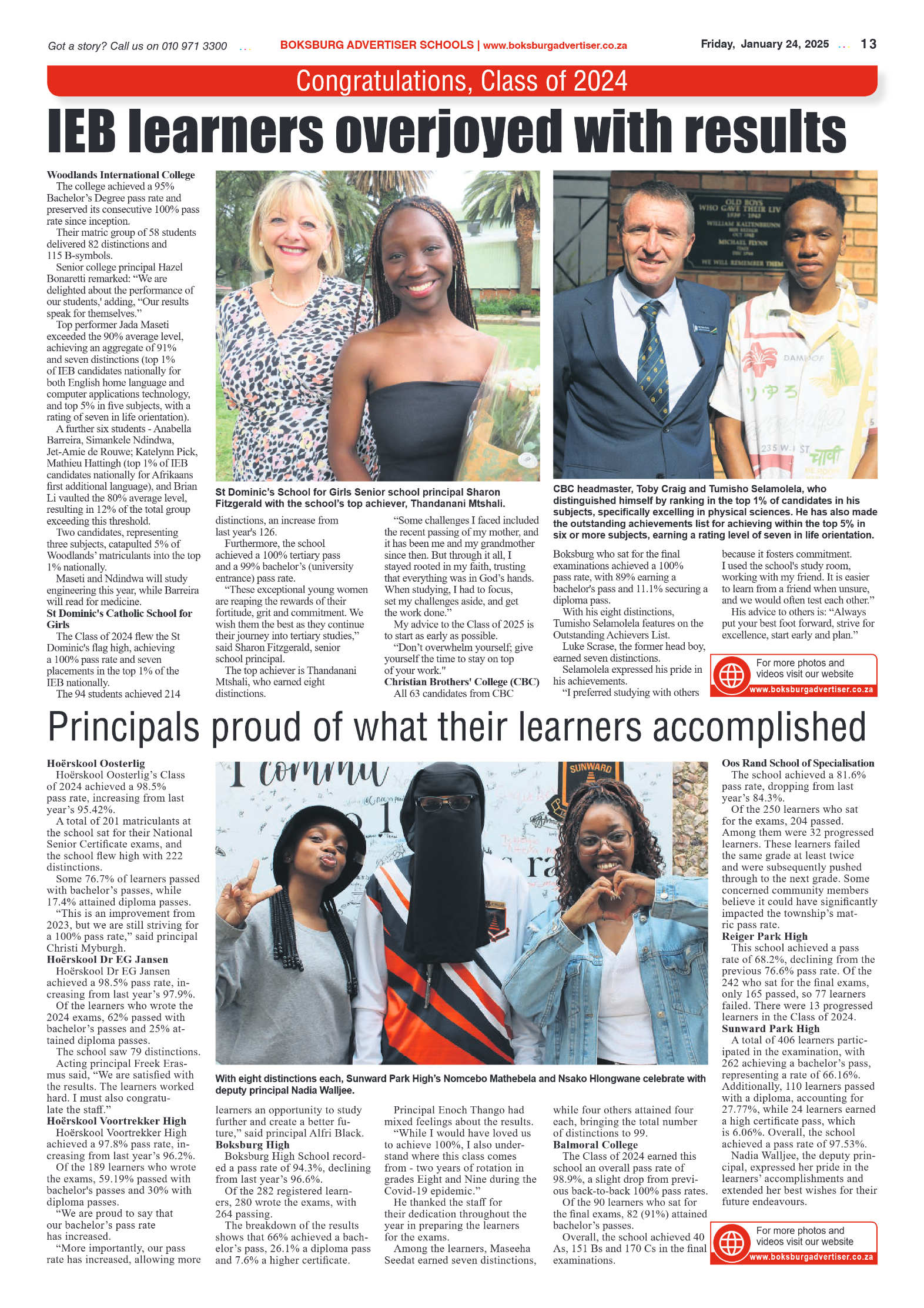 Boksburg Advertiser 24 January 2025 page 13