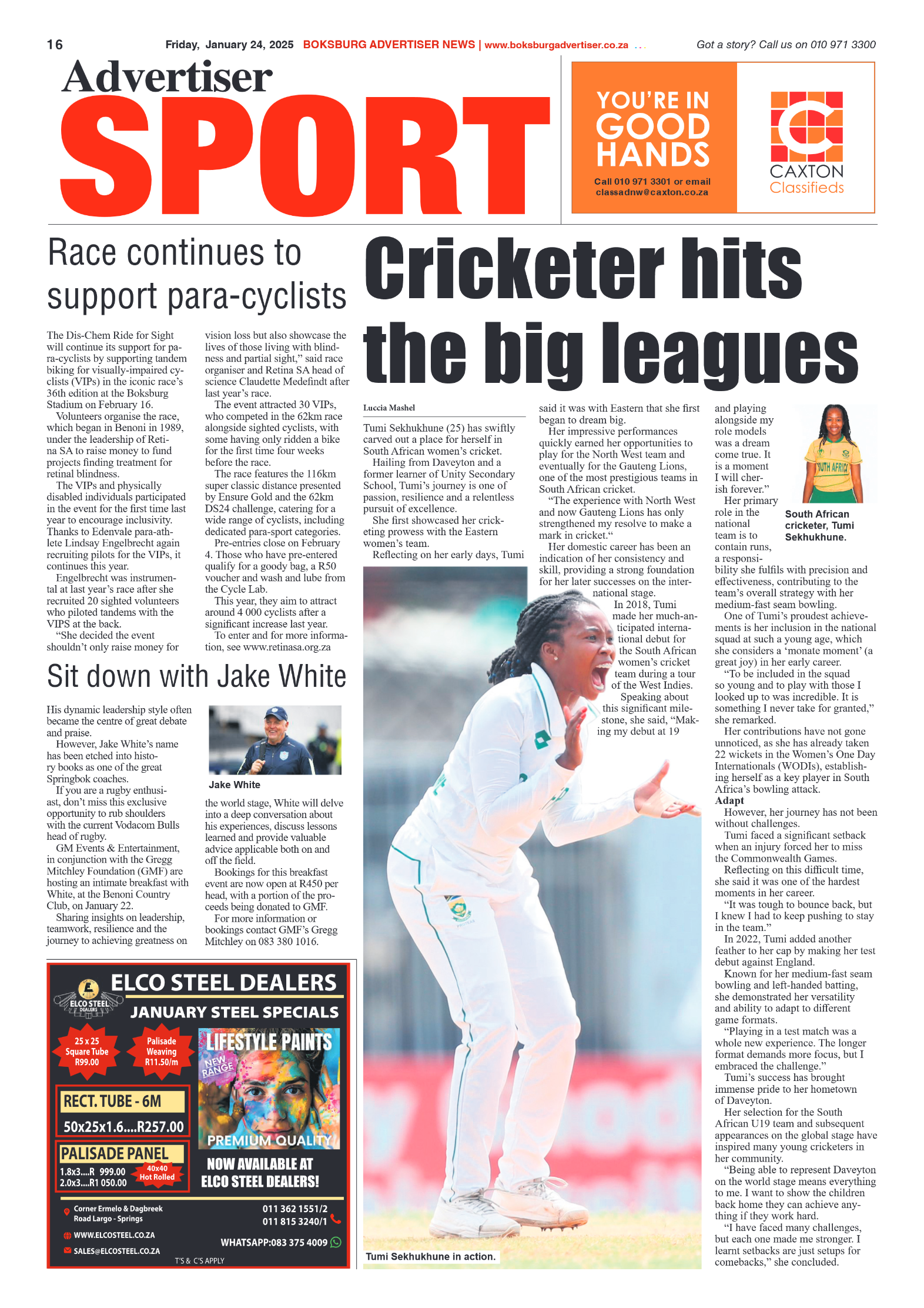 Boksburg Advertiser 24 January 2025 page 16