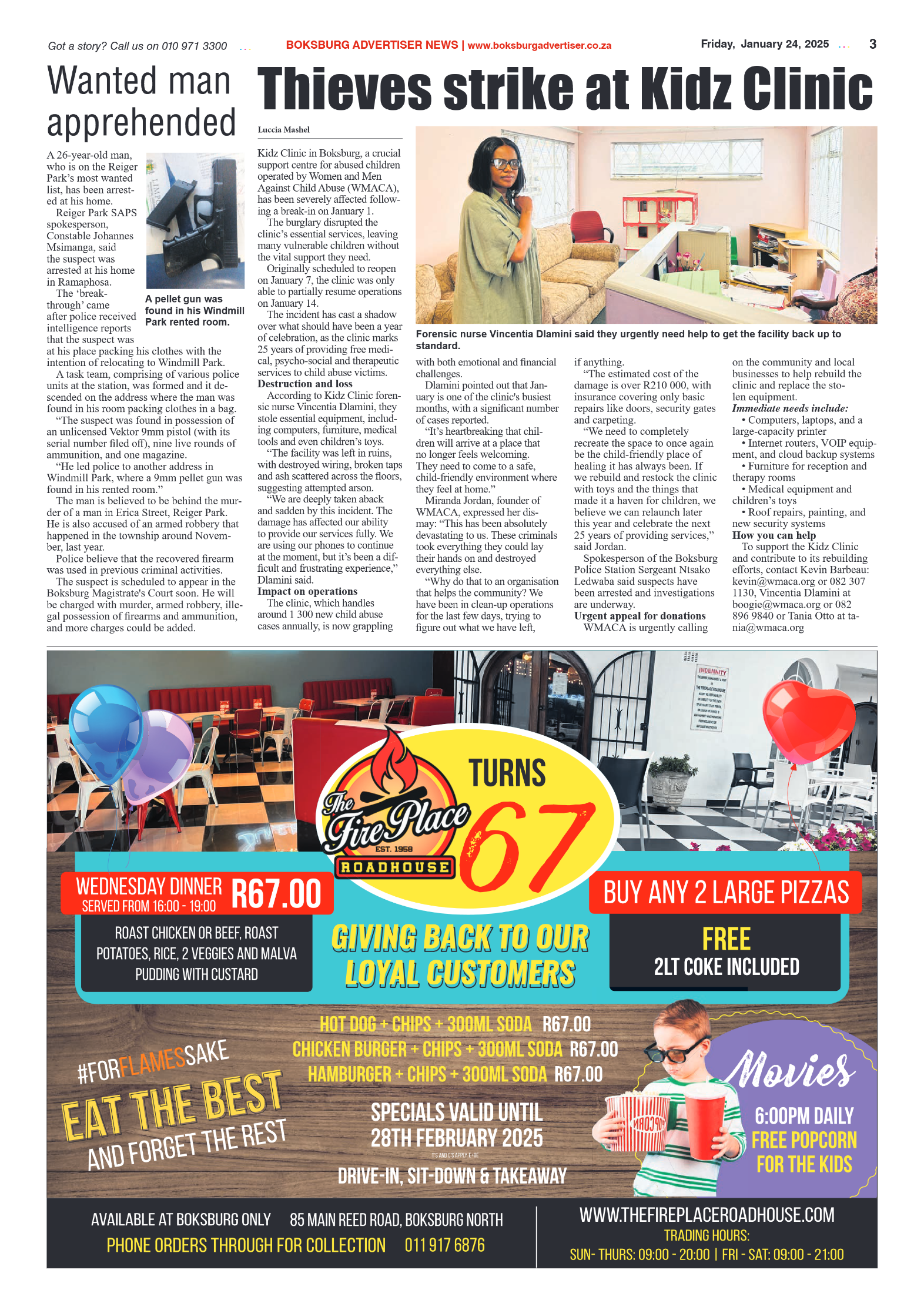 Boksburg Advertiser 24 January 2025 page 3