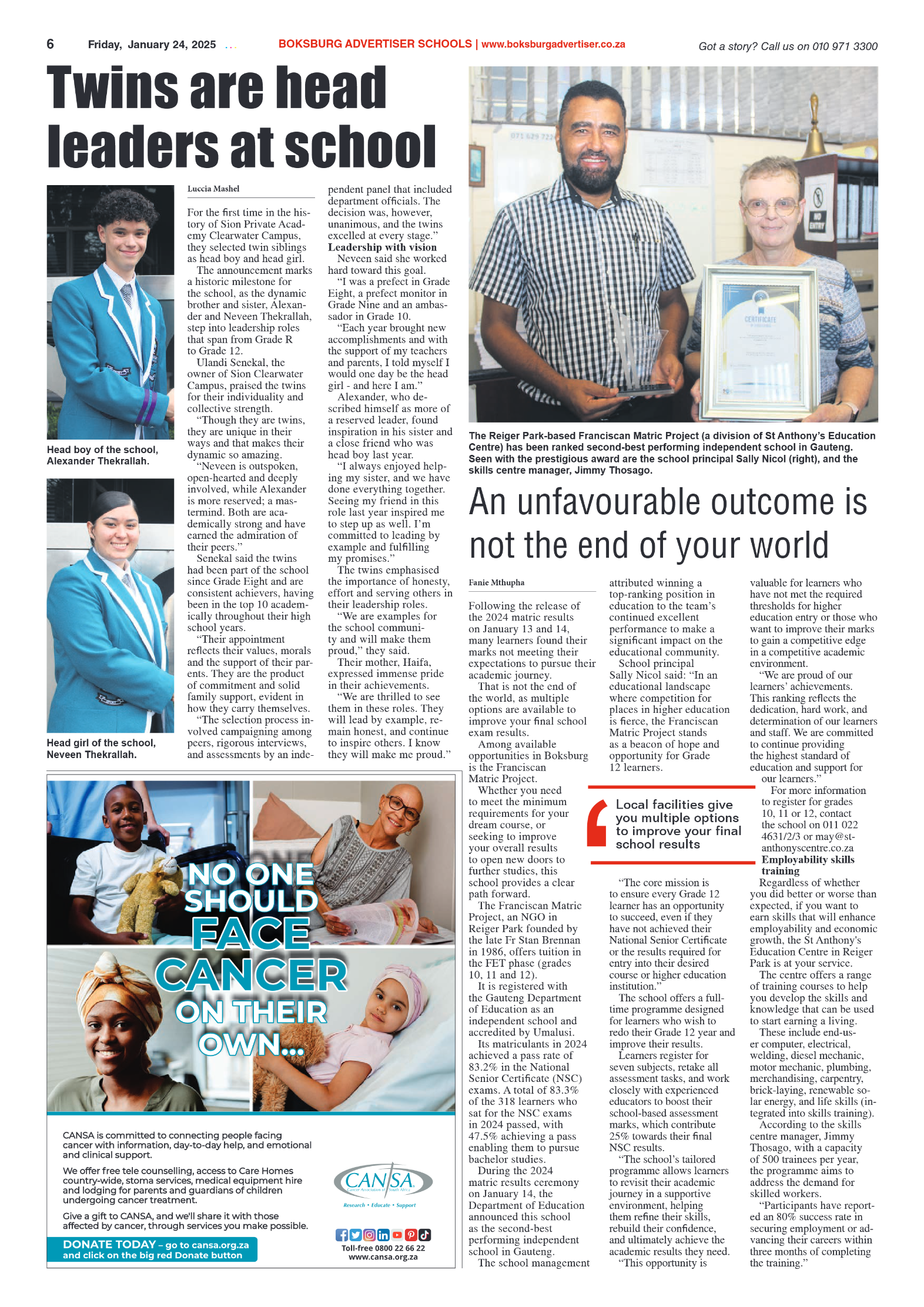 Boksburg Advertiser 24 January 2025 page 6