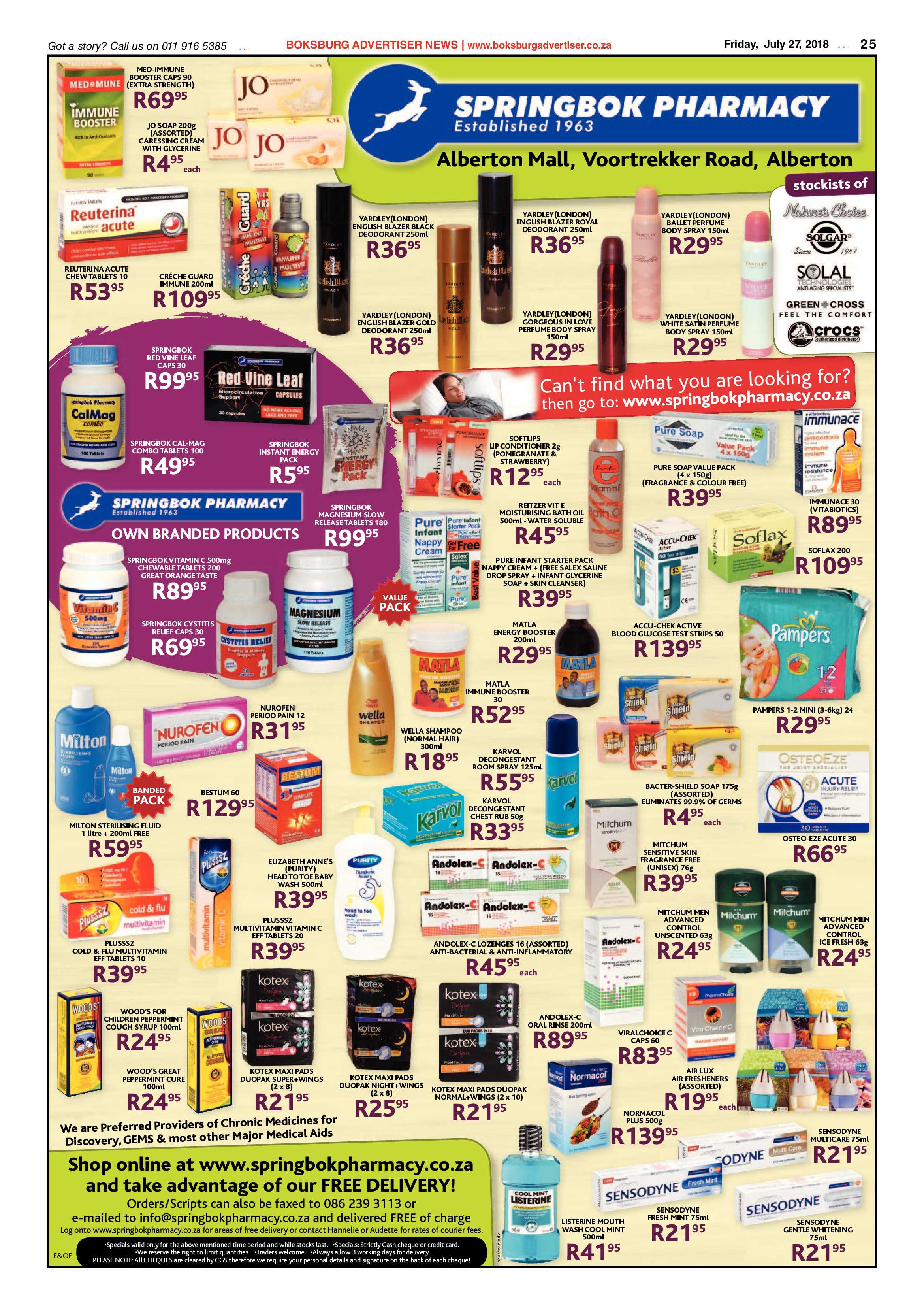 Boksburg Advertiser 24 July 2018 page 25