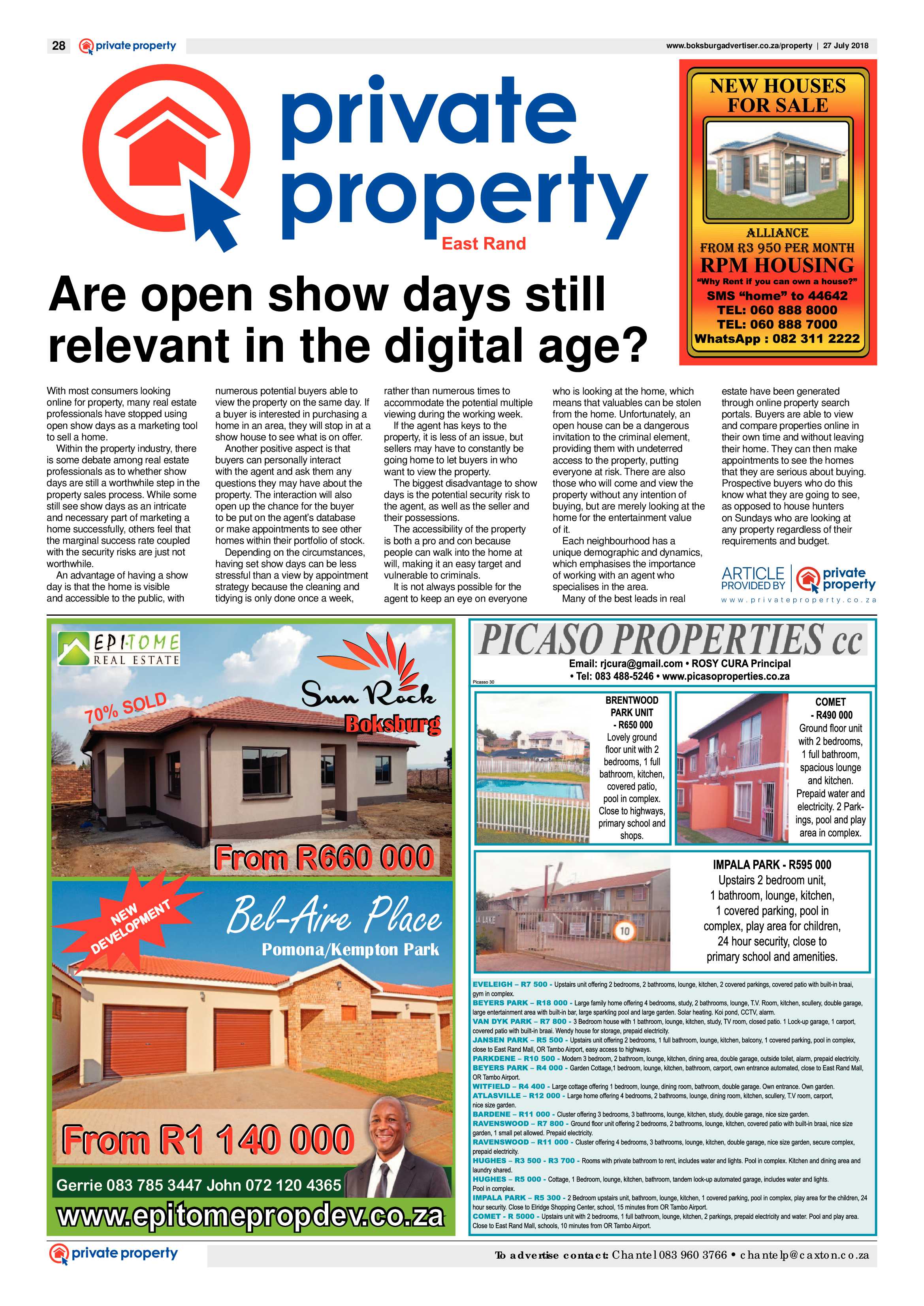 Boksburg Advertiser 24 July 2018 page 28