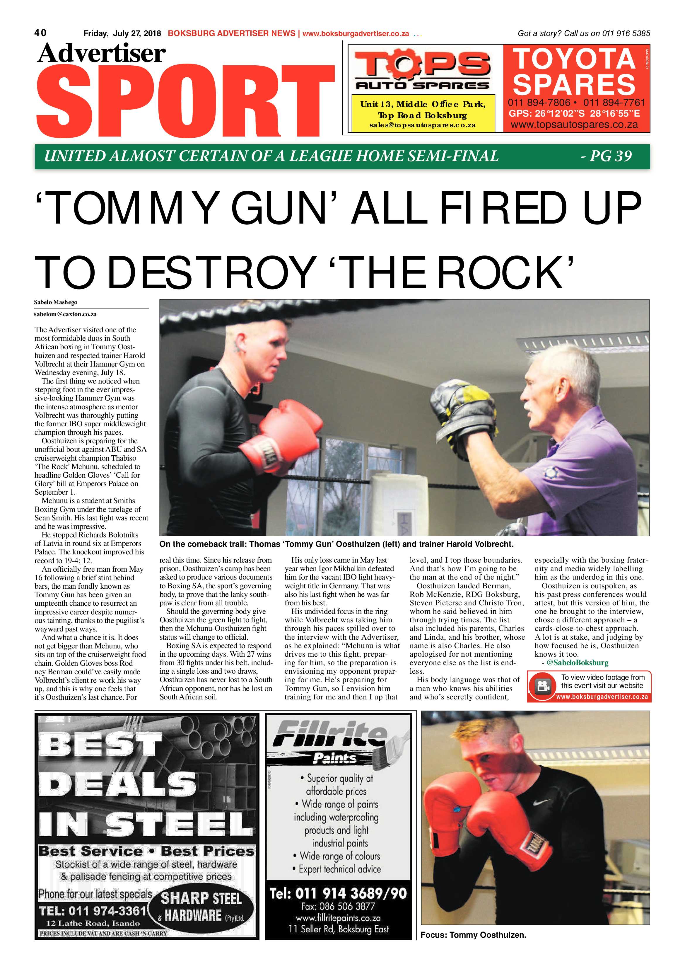 Boksburg Advertiser 24 July 2018 page 40