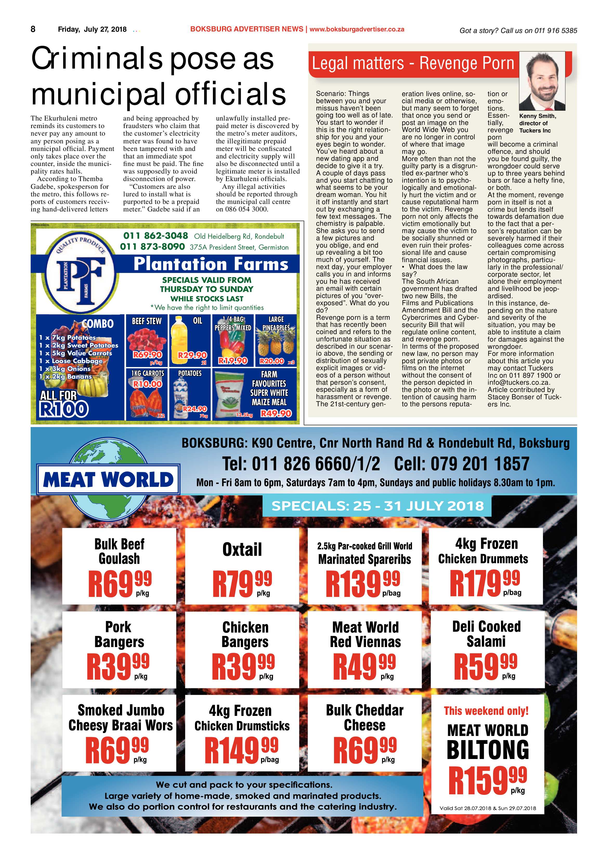 Boksburg Advertiser 24 July 2018 page 8