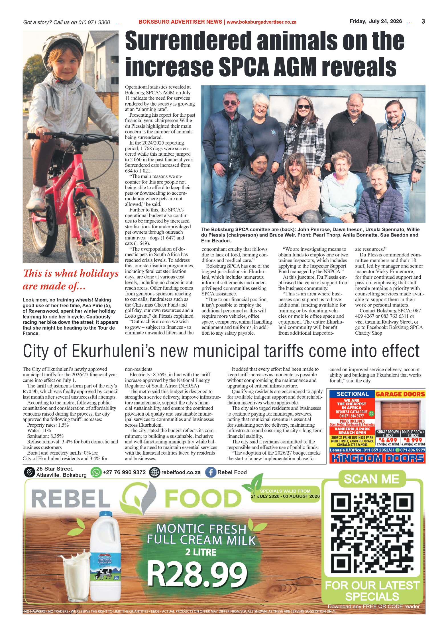 Boksburg Advertiser 24 July 2026 page 3