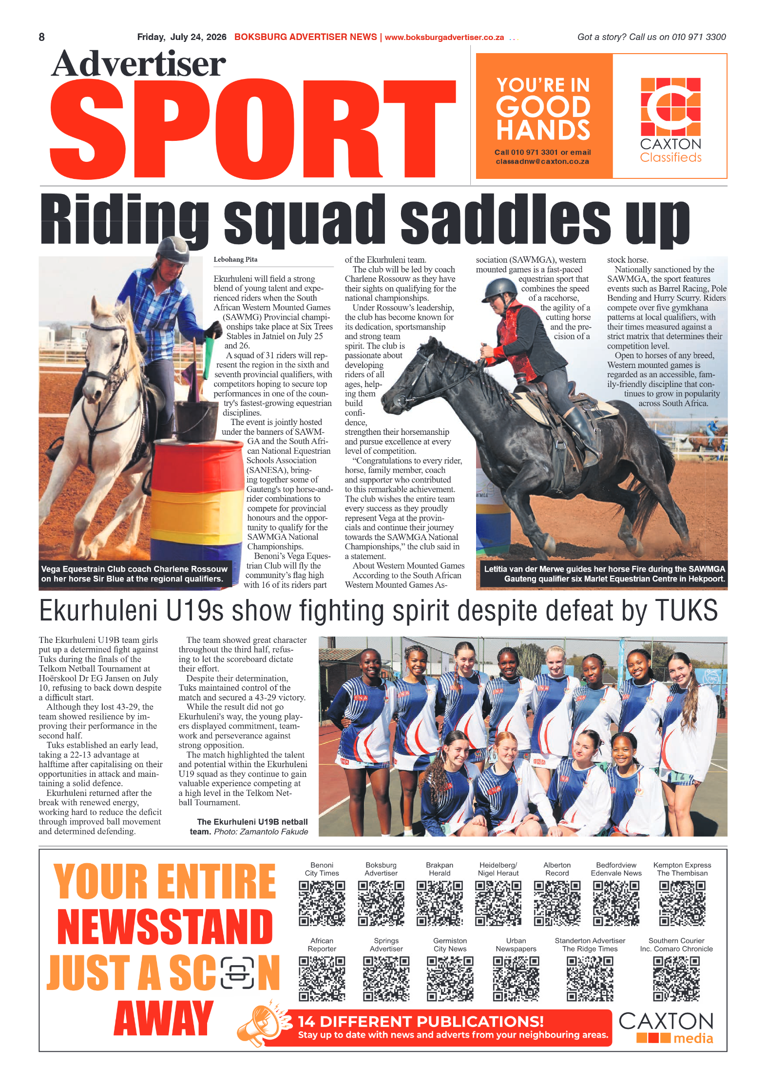 Boksburg Advertiser 24 July 2026 page 8