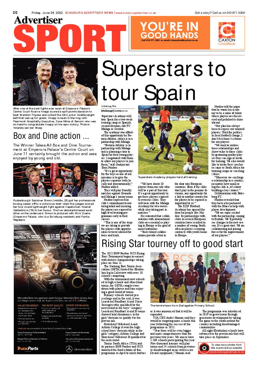 Boksburg Advertiser 24 June 2022 page 20