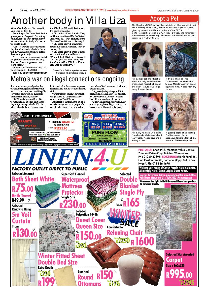 Boksburg Advertiser 24 June 2022 page 4