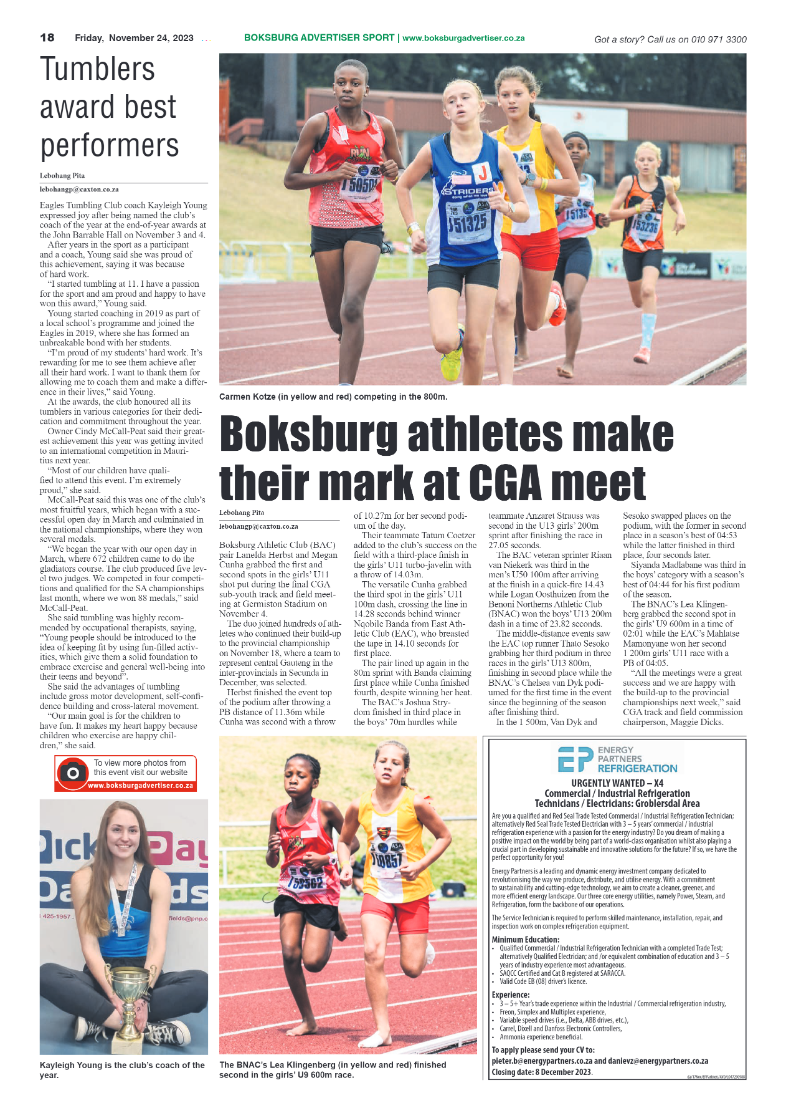 Boksburg Advertiser 24 November 2023 page 18