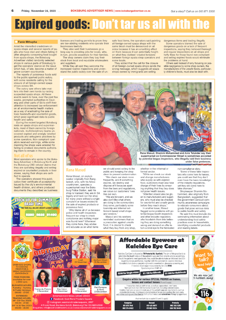 Boksburg Advertiser 24 November 2023 page 6