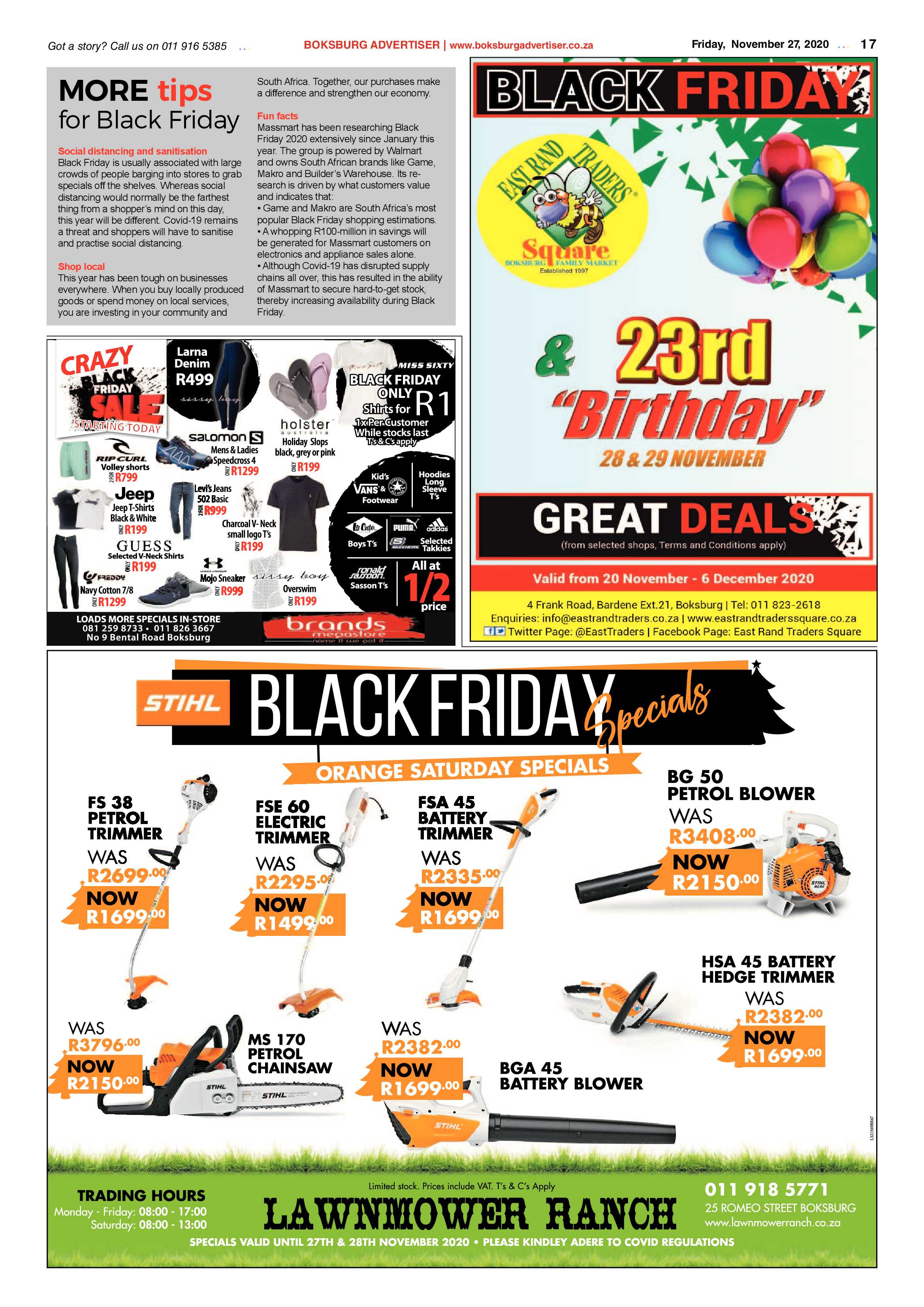 Boksburg Advertiser 24 November  2020 page 17