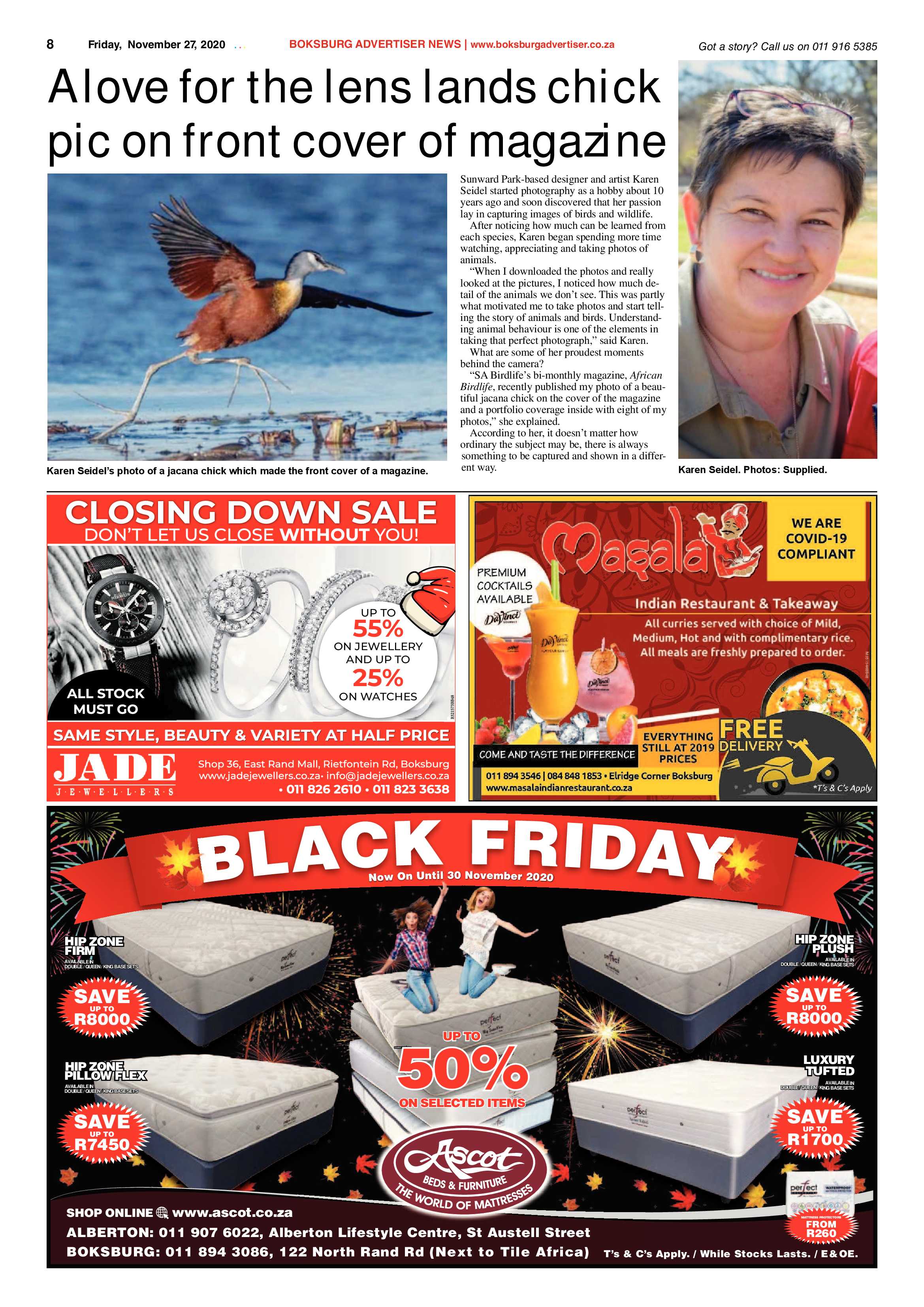 Boksburg Advertiser 24 November  2020 page 8