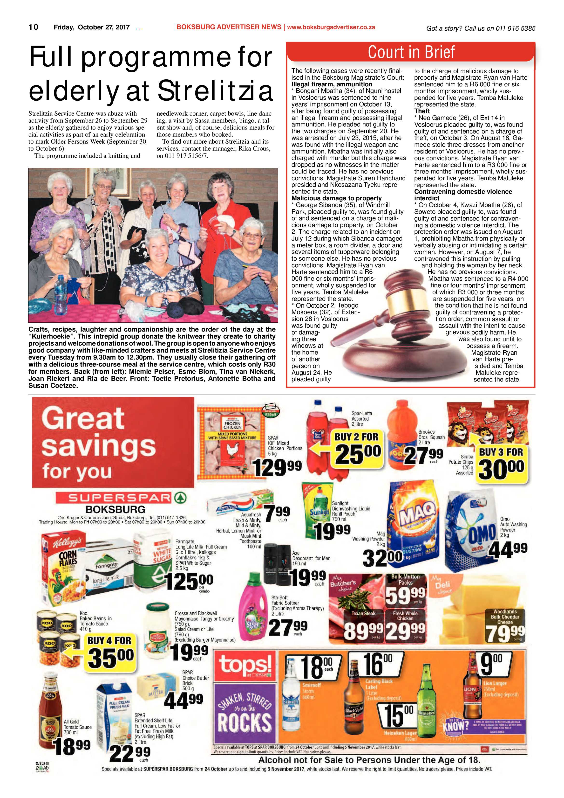 Boksburg Advertiser 24 October 2017 page 10