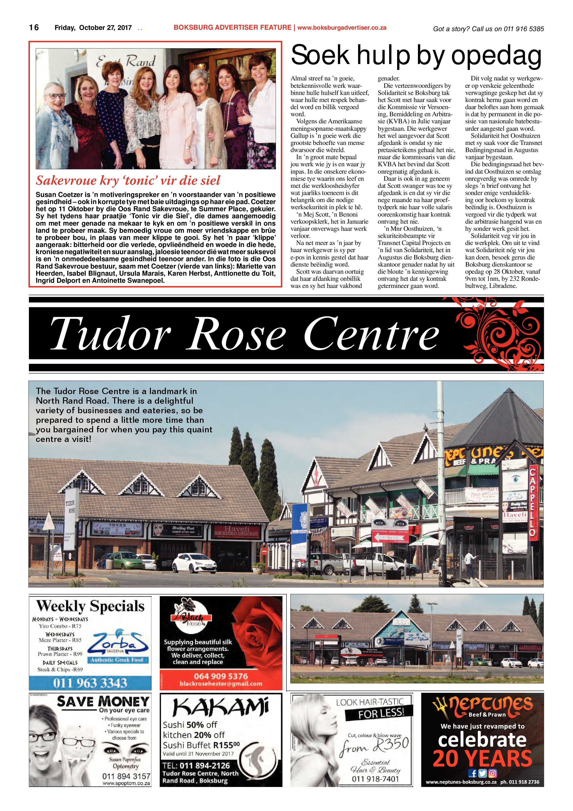Boksburg Advertiser 24 October 2017 page 16
