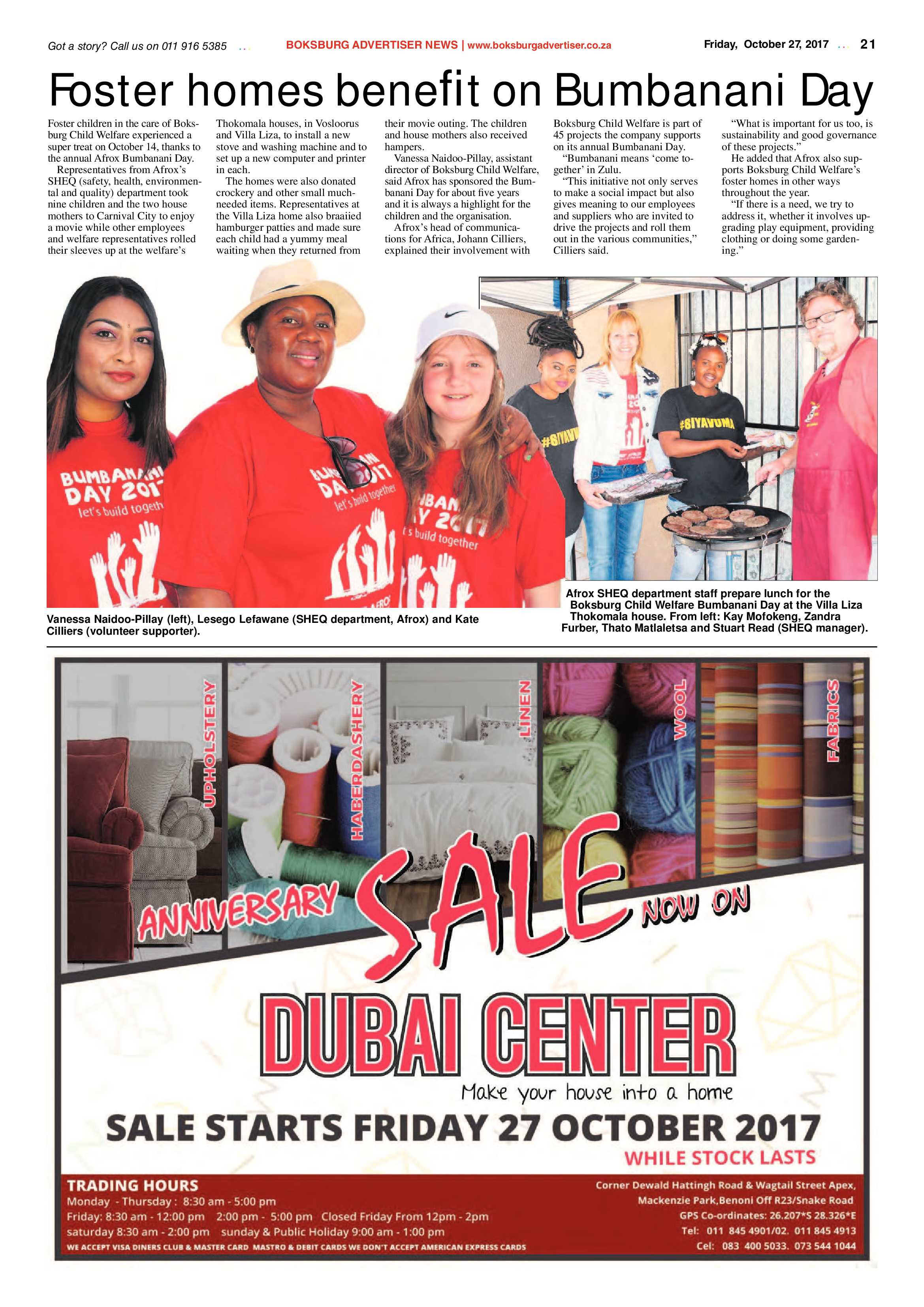 Boksburg Advertiser 24 October 2017 page 21