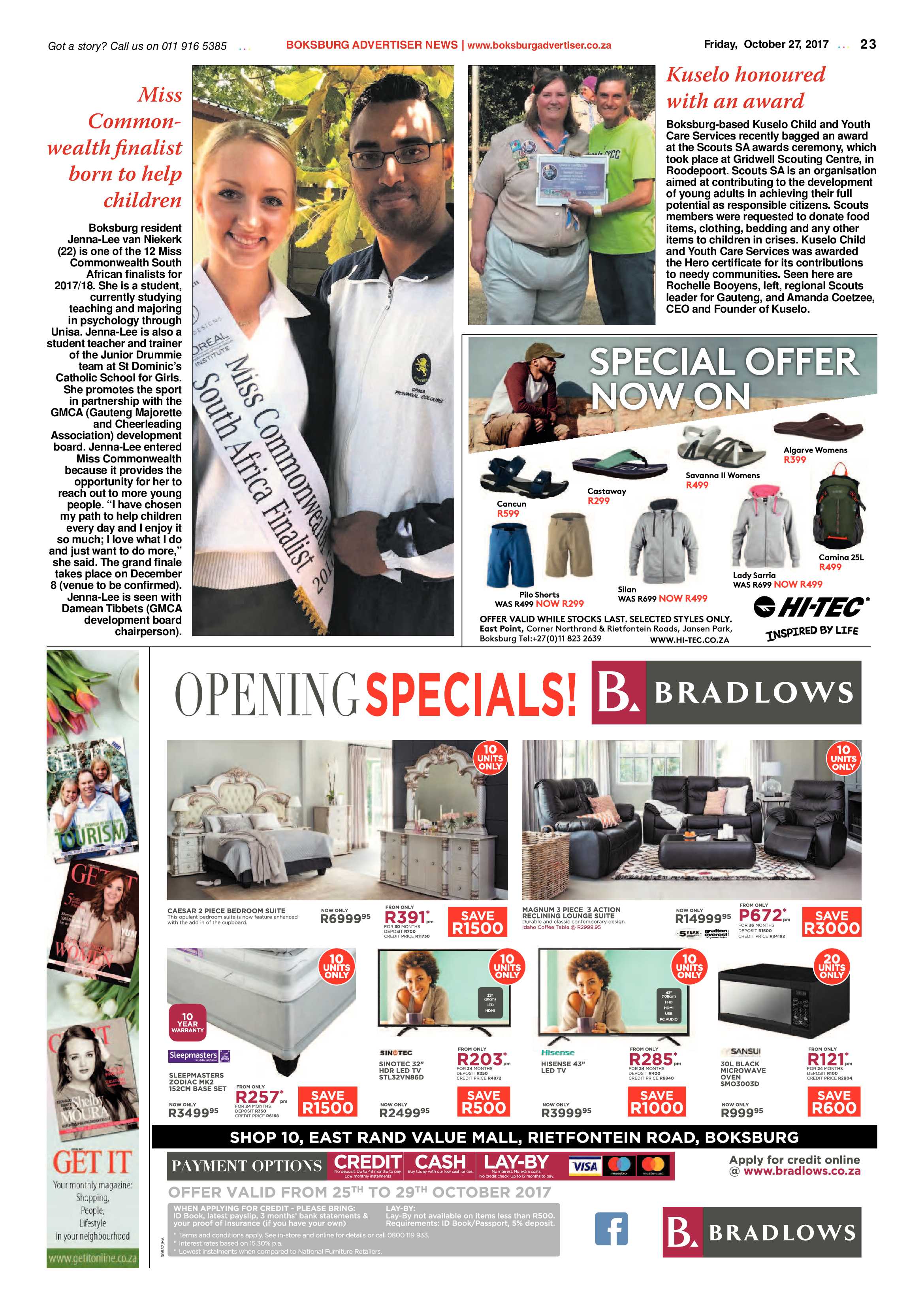 Boksburg Advertiser 24 October 2017 page 23