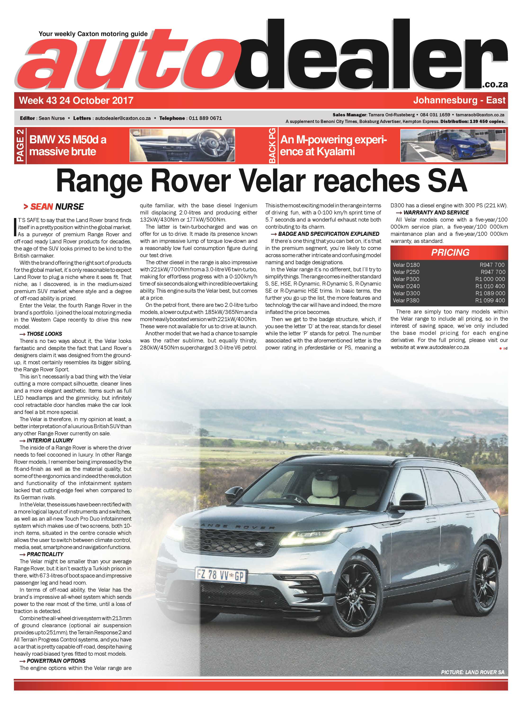 Boksburg Advertiser 24 October 2017 page 41