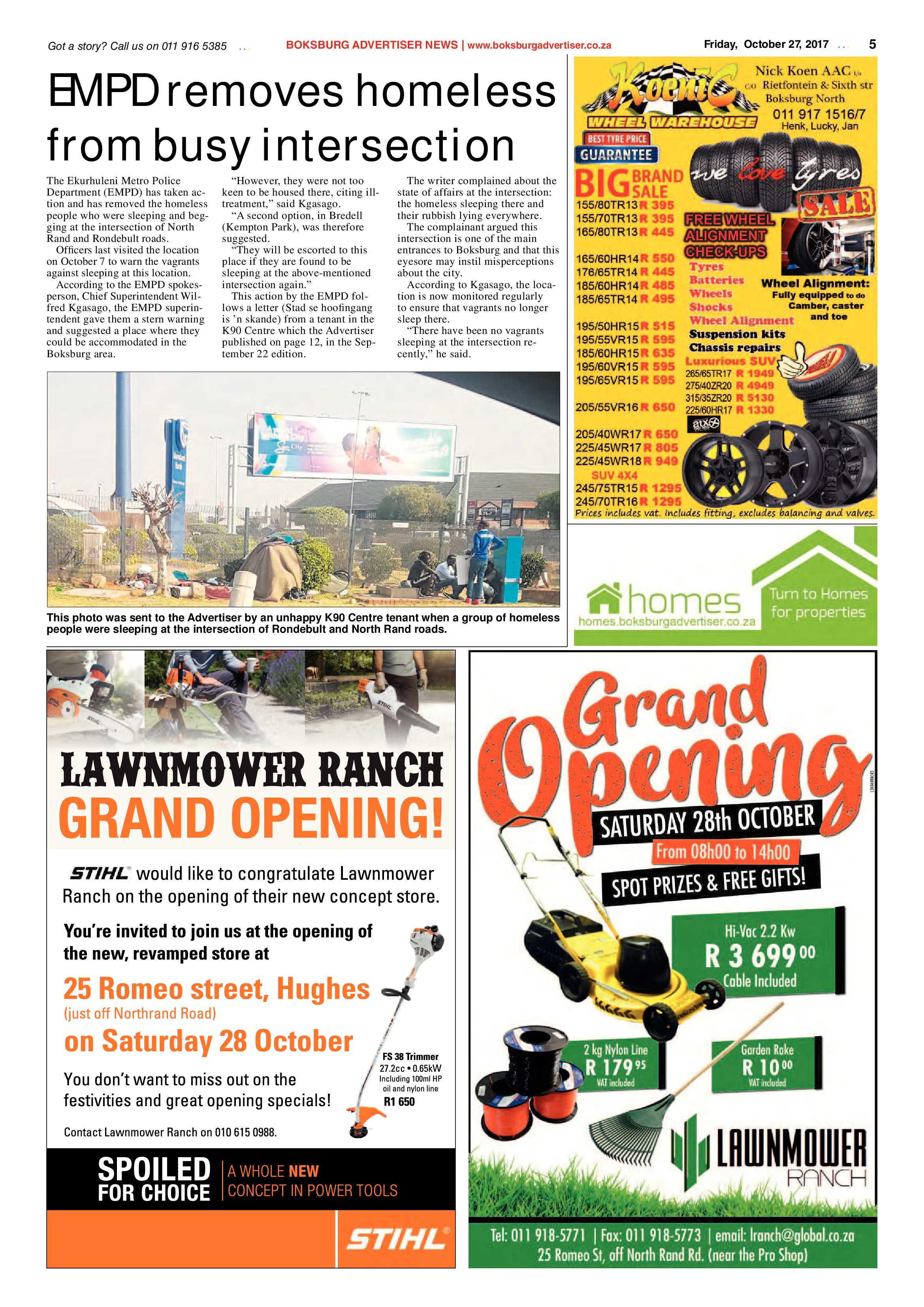 Boksburg Advertiser 24 October 2017 page 5