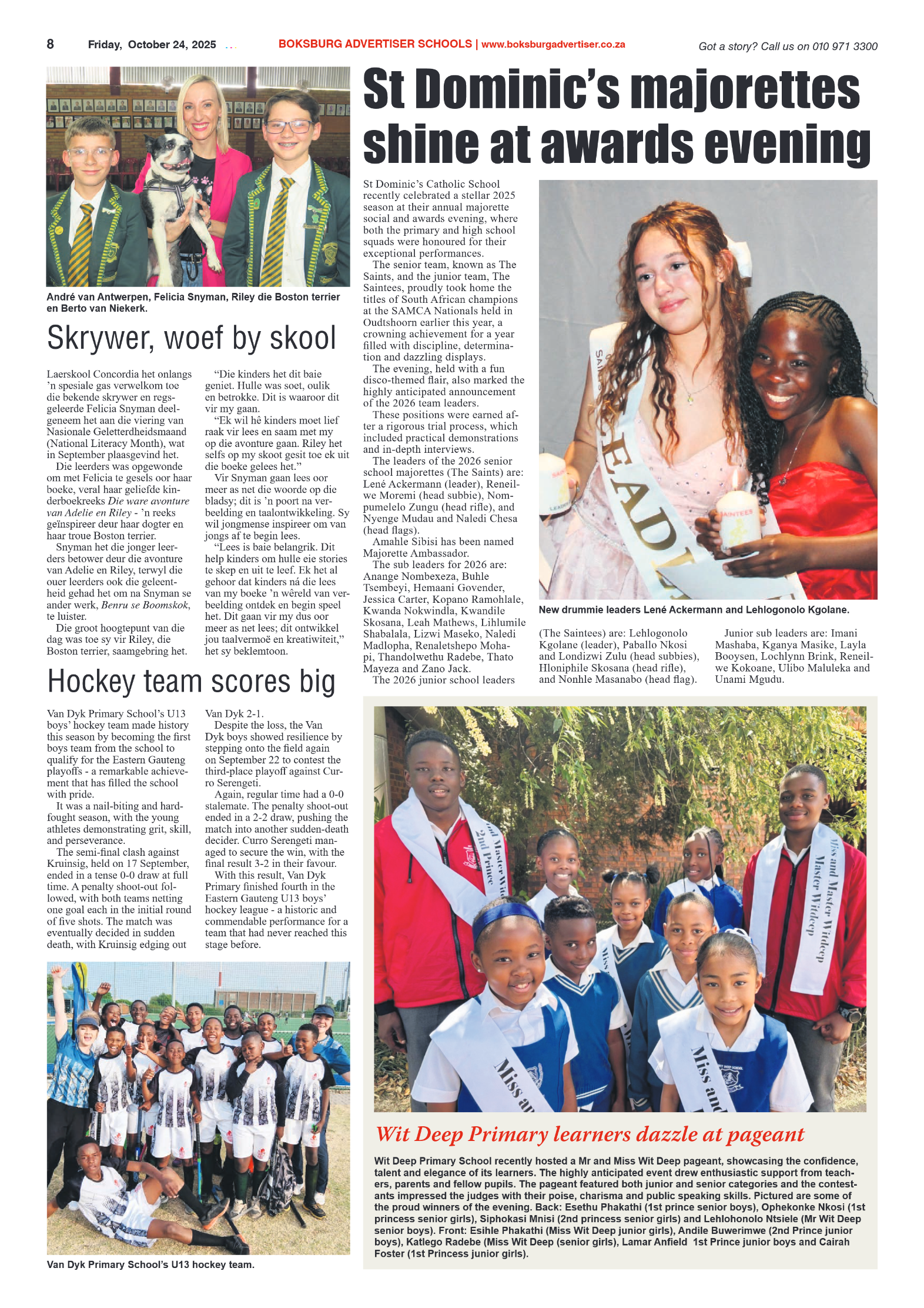 Boksburg Advertiser 24 October 2025 page 8