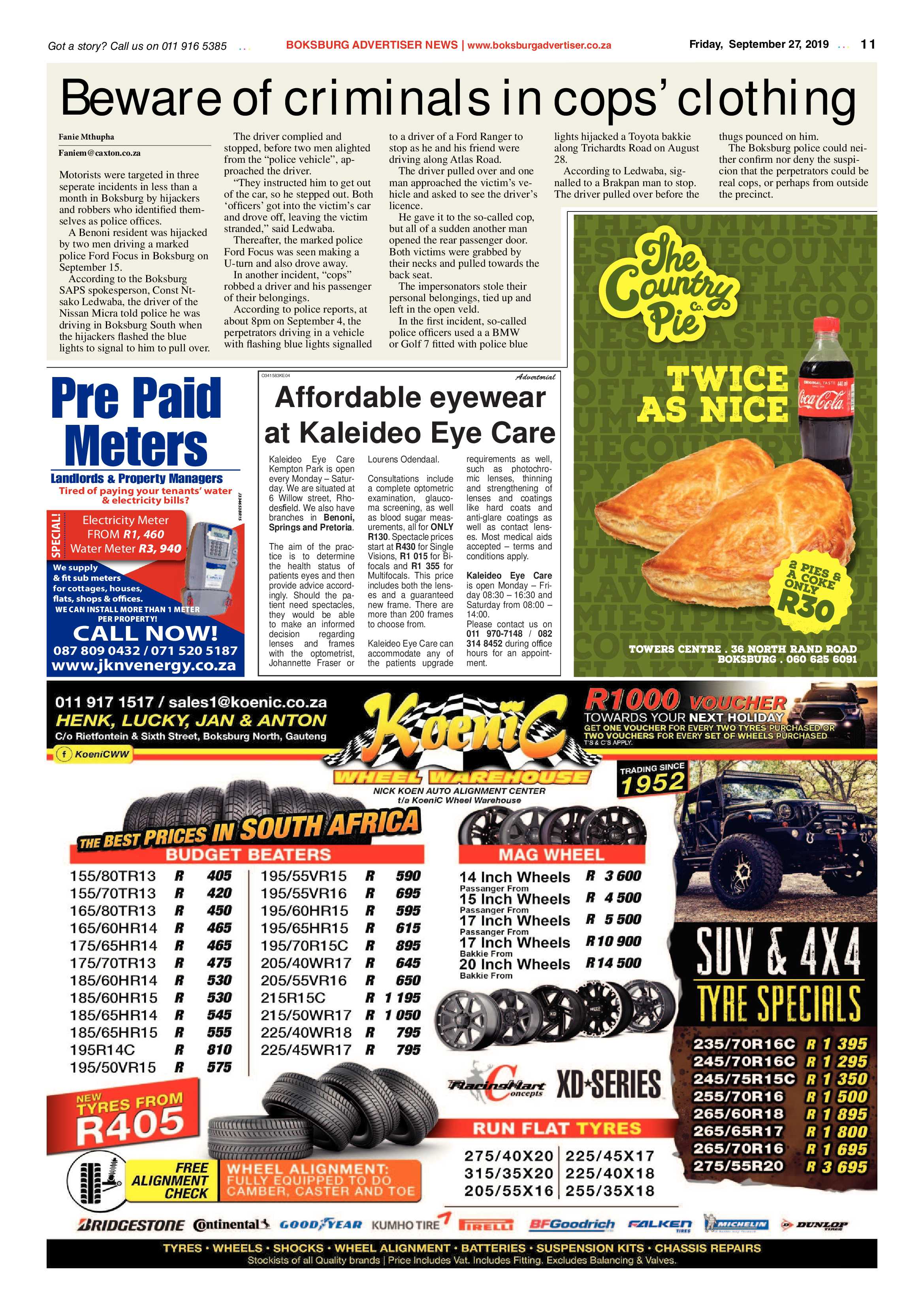 Boksburg Advertiser 24 September 2019 page 11