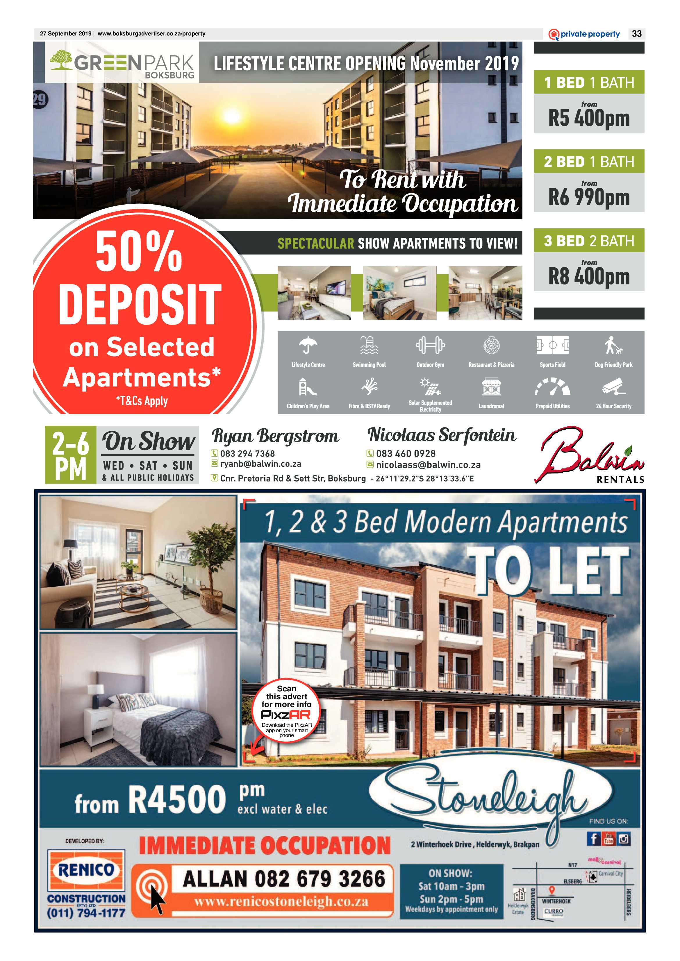 Boksburg Advertiser 24 September 2019 page 33