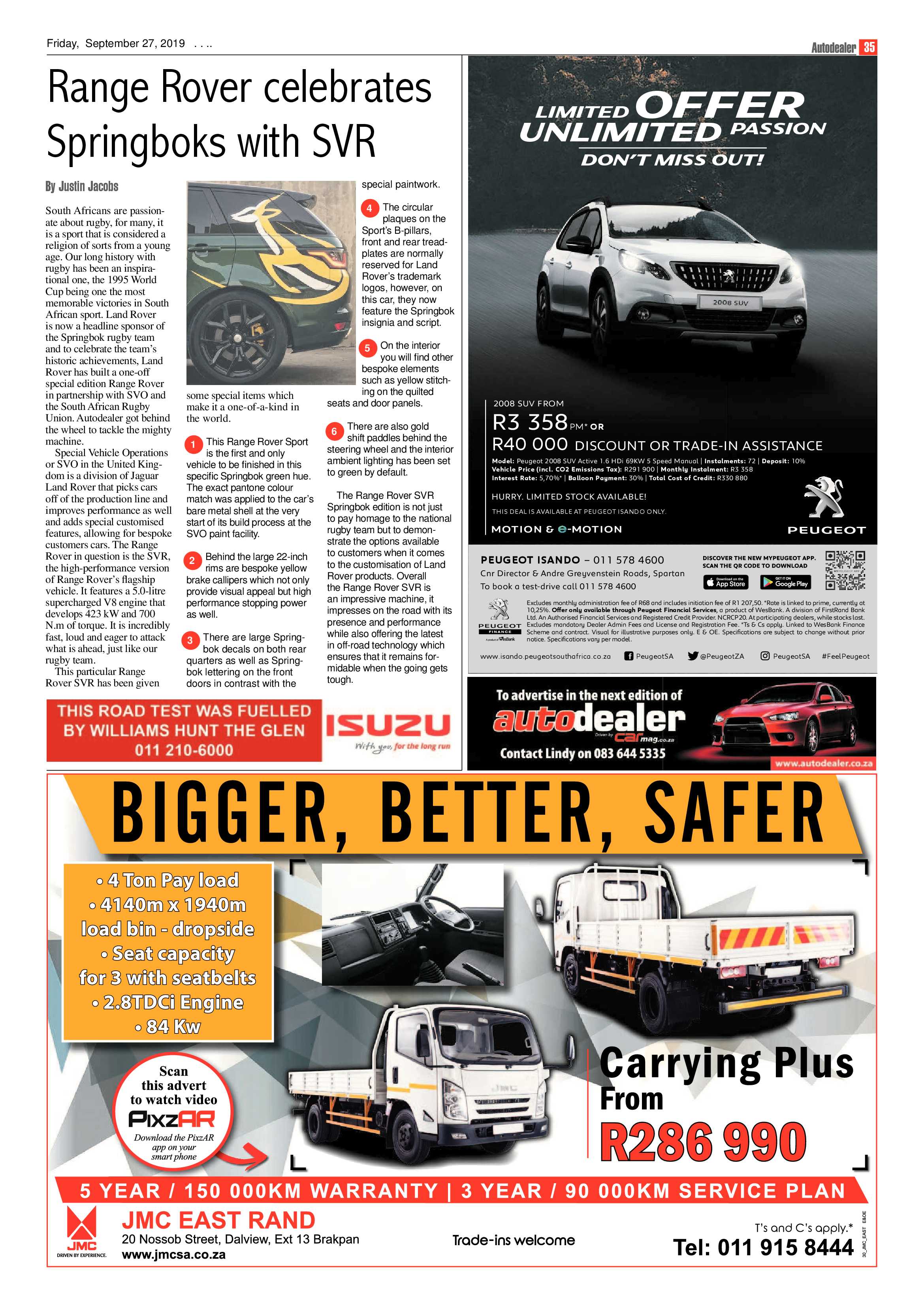 Boksburg Advertiser 24 September 2019 page 35