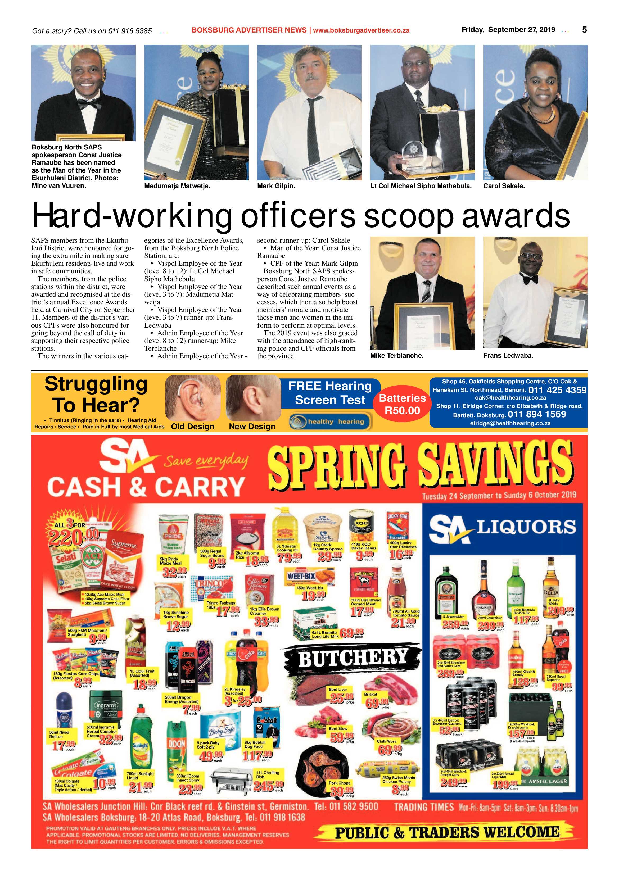 Boksburg Advertiser 24 September 2019 page 5