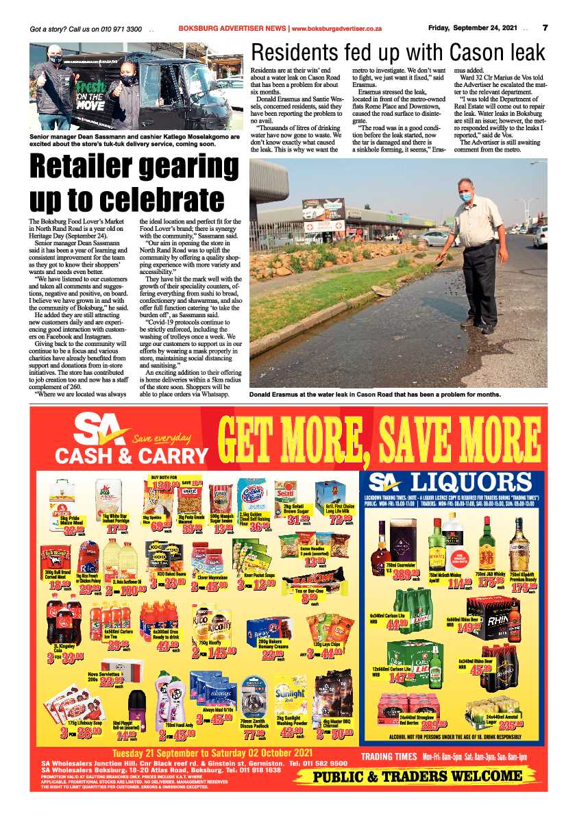 Boksburg Advertiser 24 September 2021 page 7