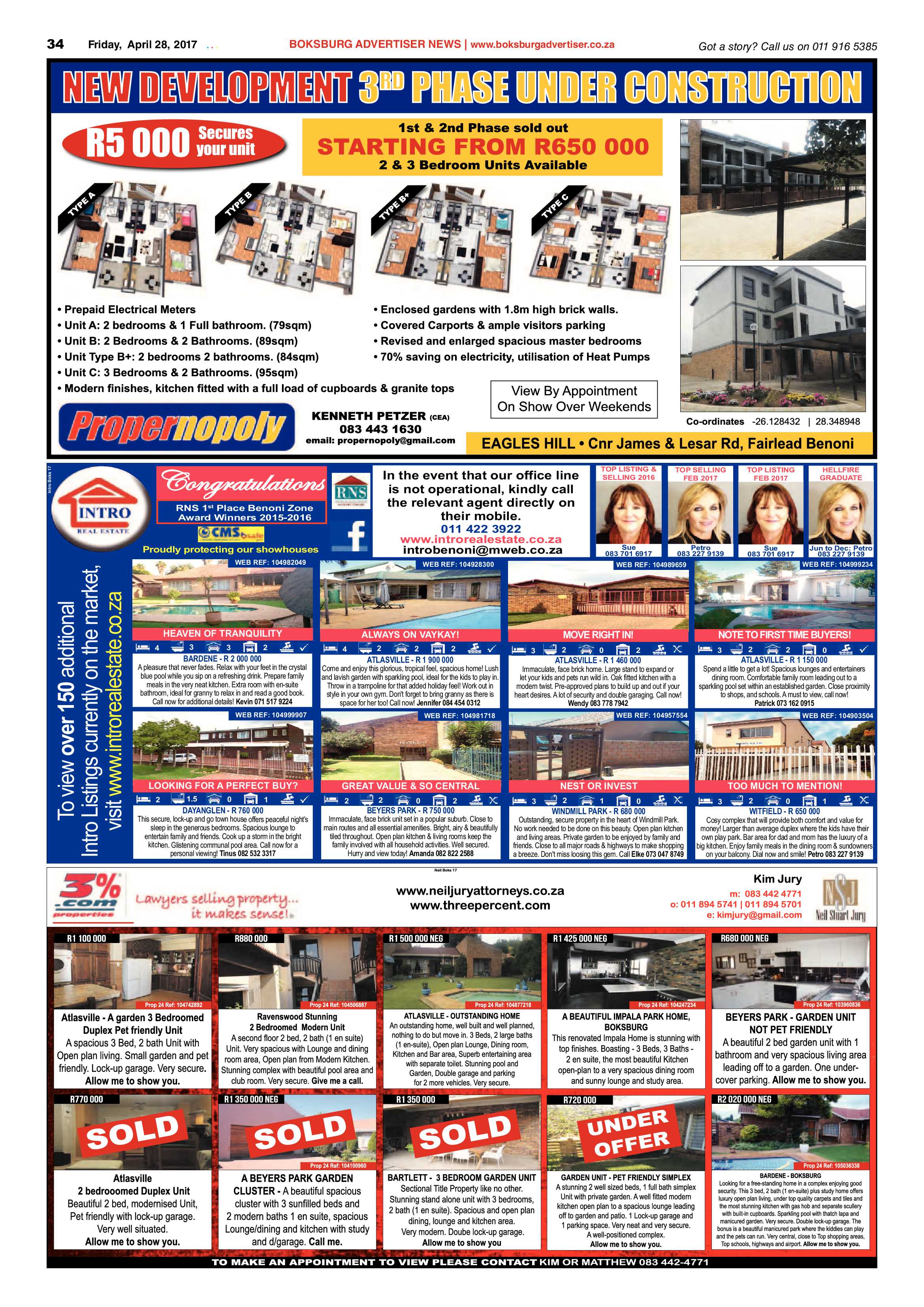 Boksburg Advertiser 25 April 2017 page 34