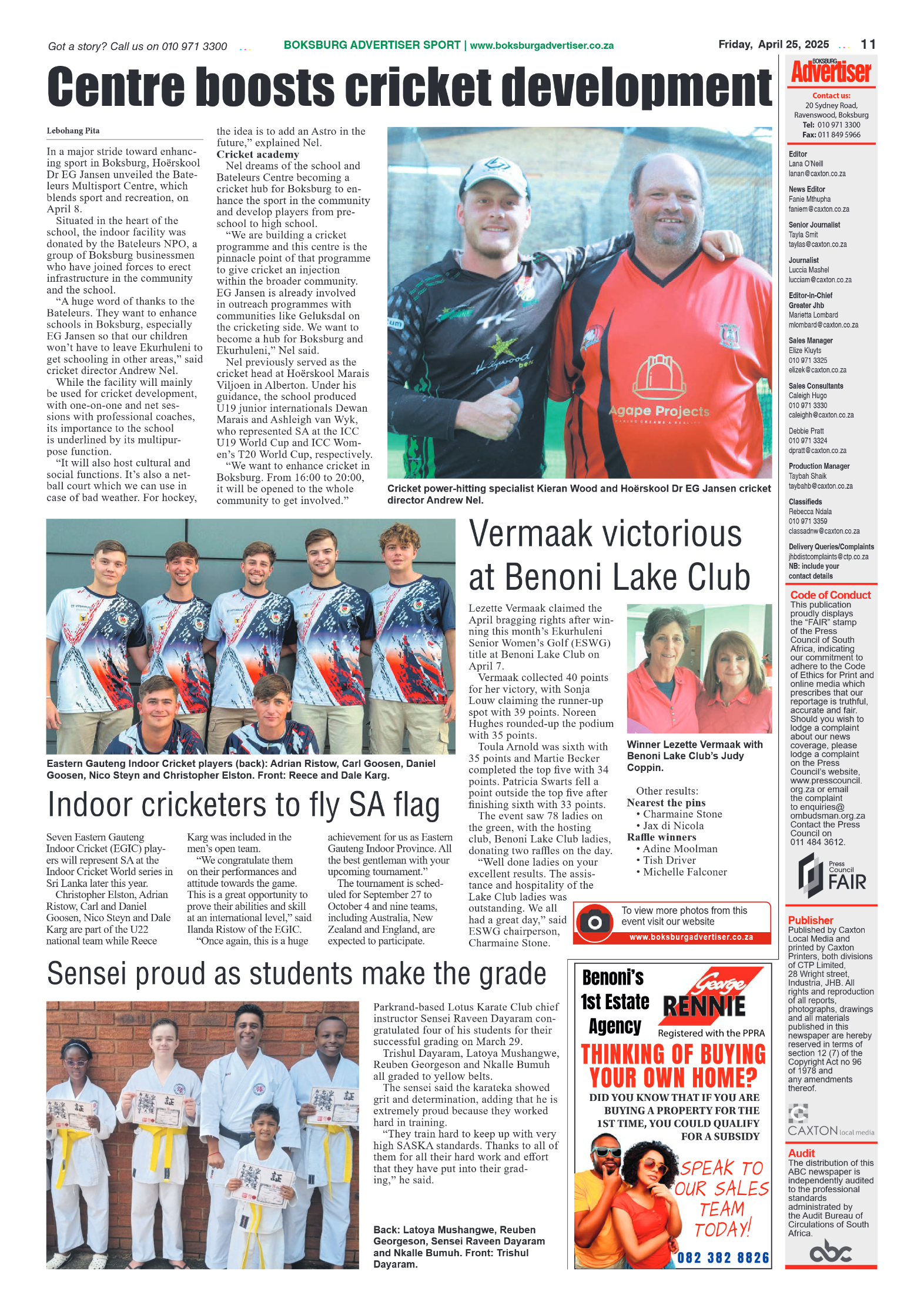 Boksburg Advertiser 25 April 2025 page 11