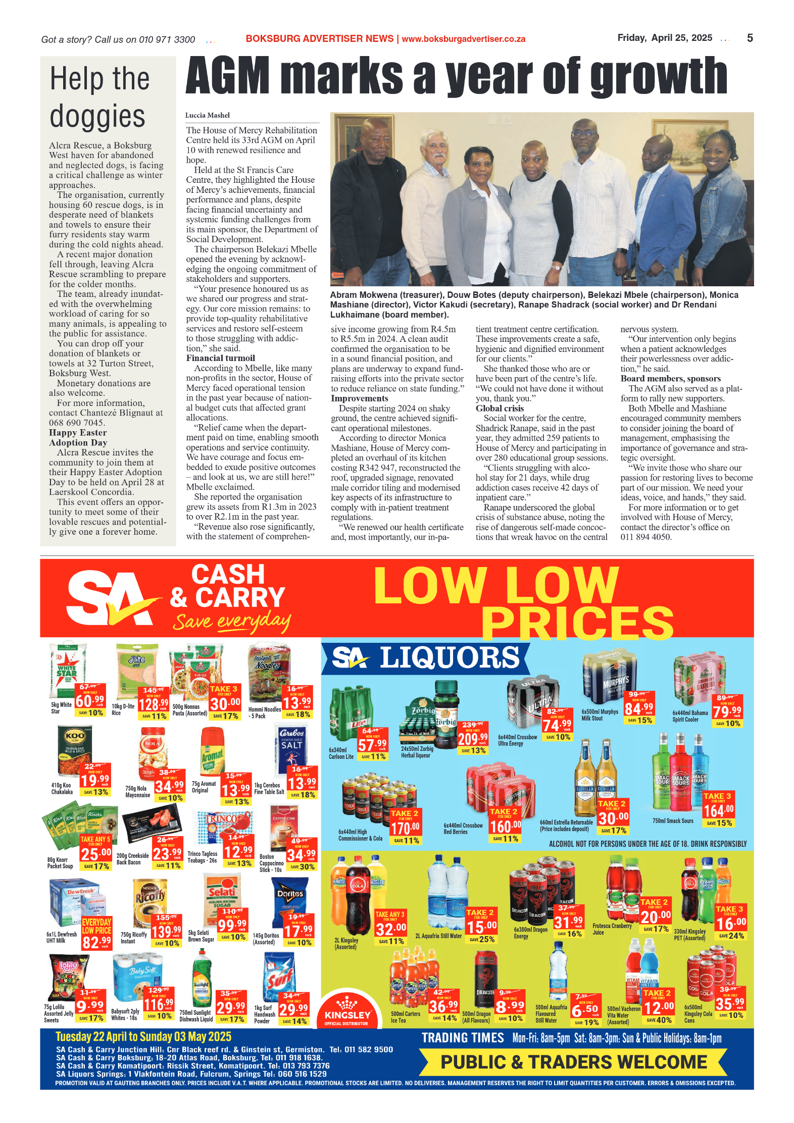 Boksburg Advertiser 25 April 2025 page 5