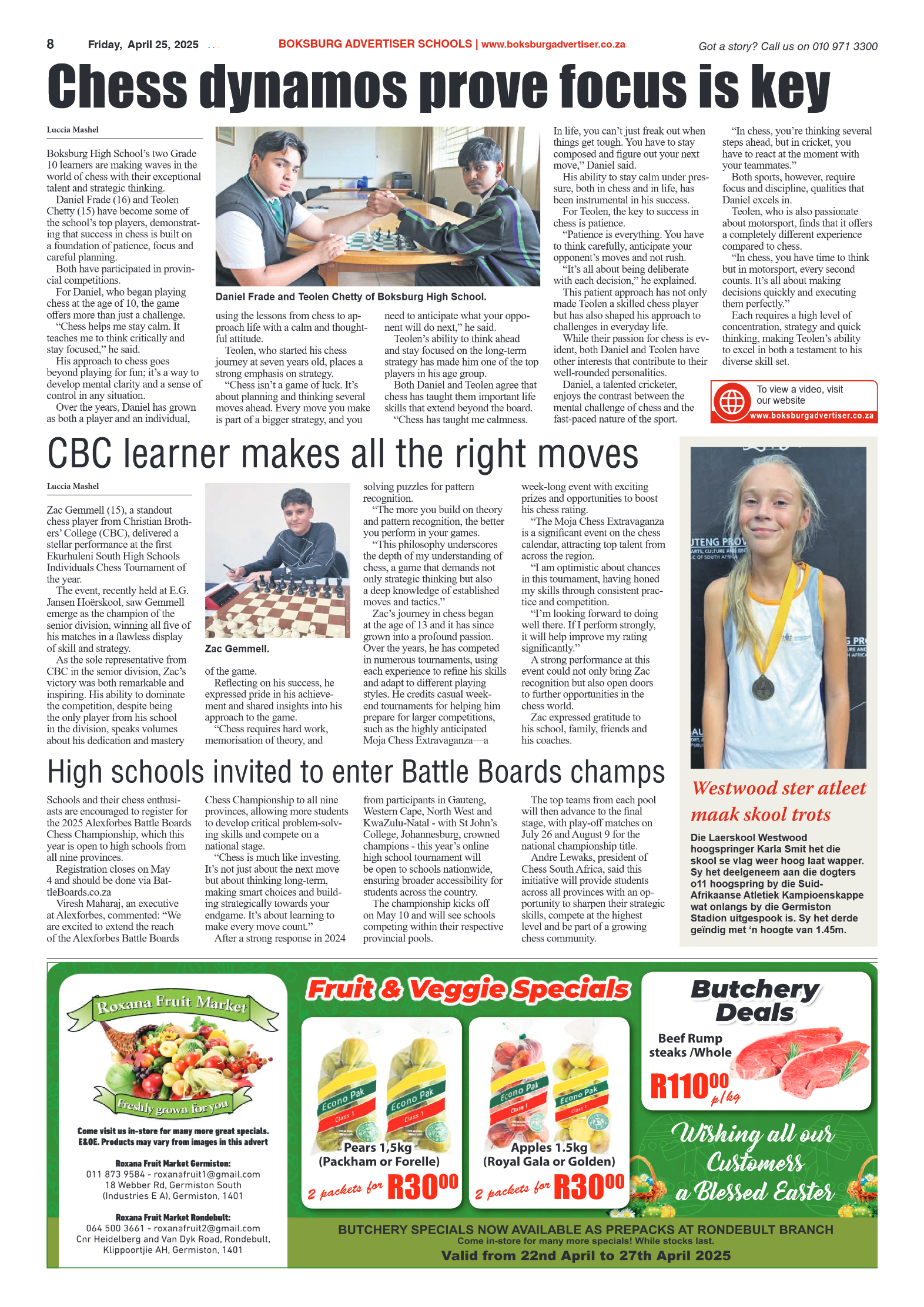 Boksburg Advertiser 25 April 2025 page 8