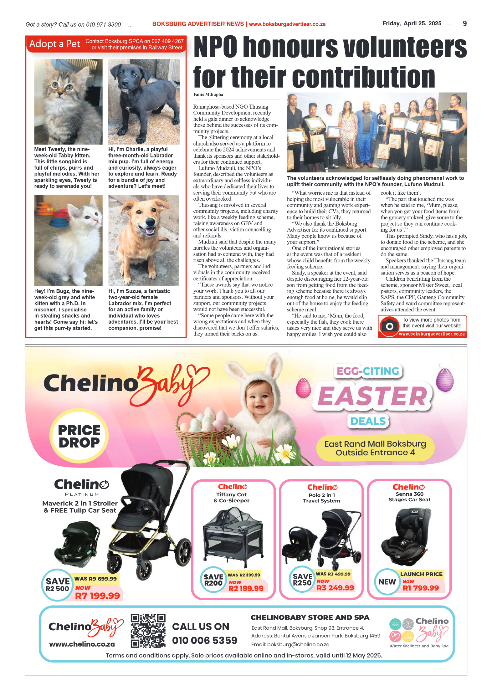 Boksburg Advertiser 25 April 2025 page 9