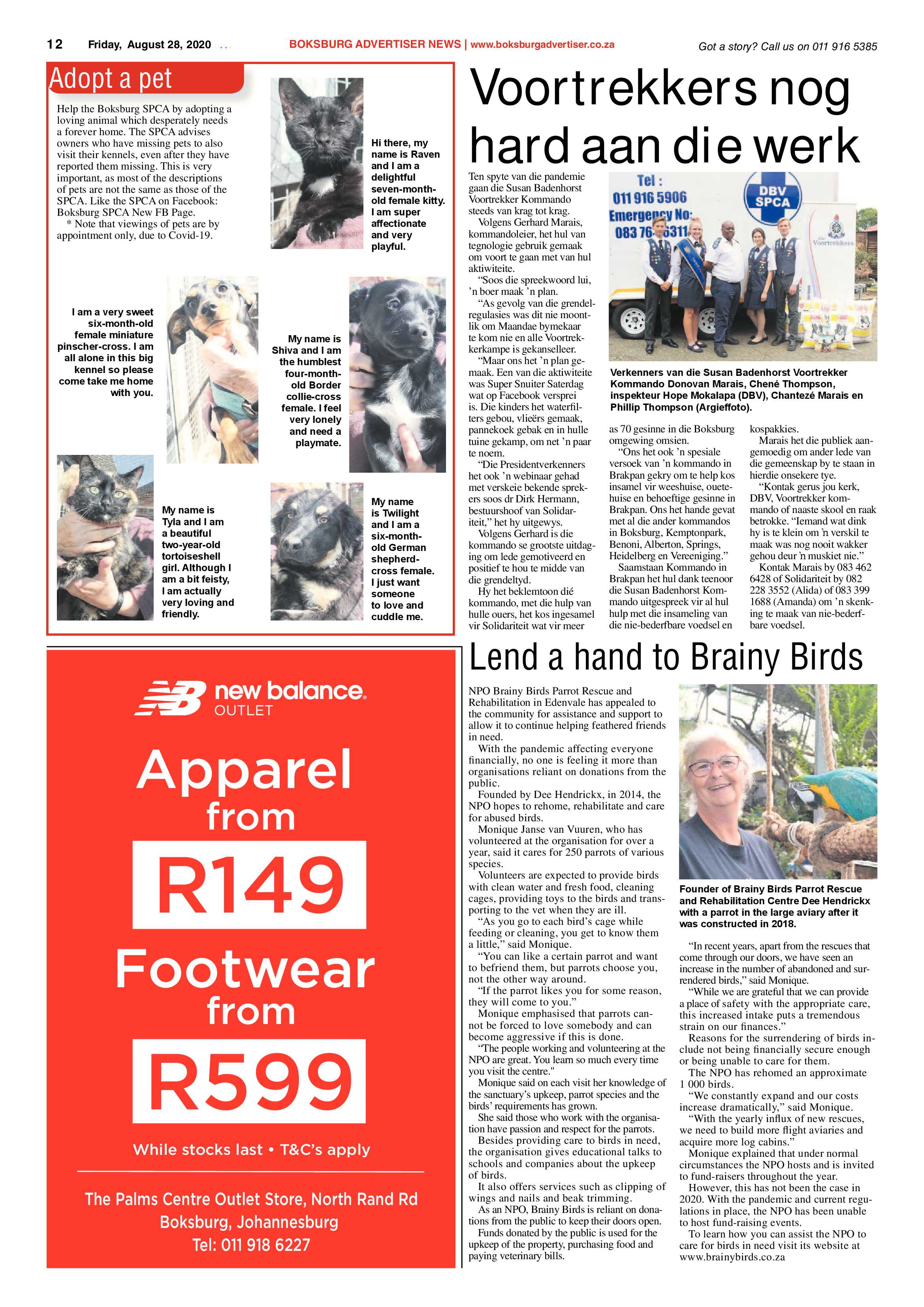 Boksburg Advertiser 25 August 2020 page 12