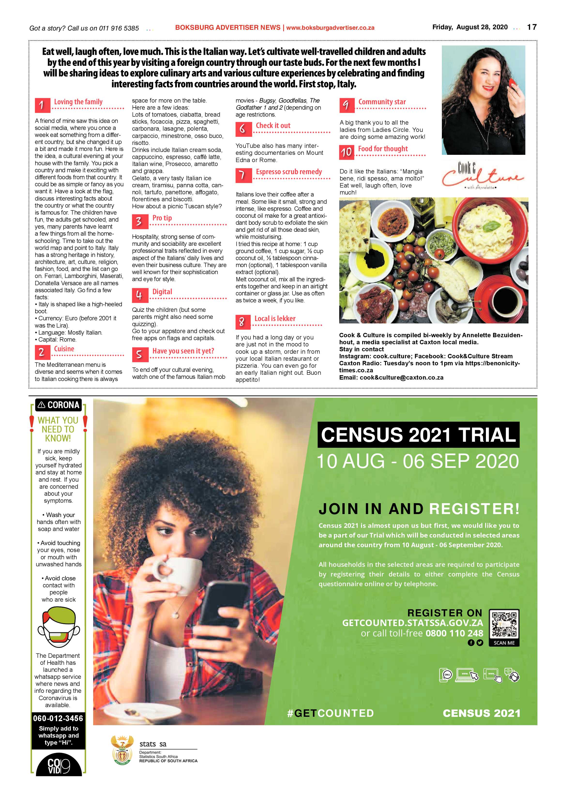 Boksburg Advertiser 25 August 2020 page 17