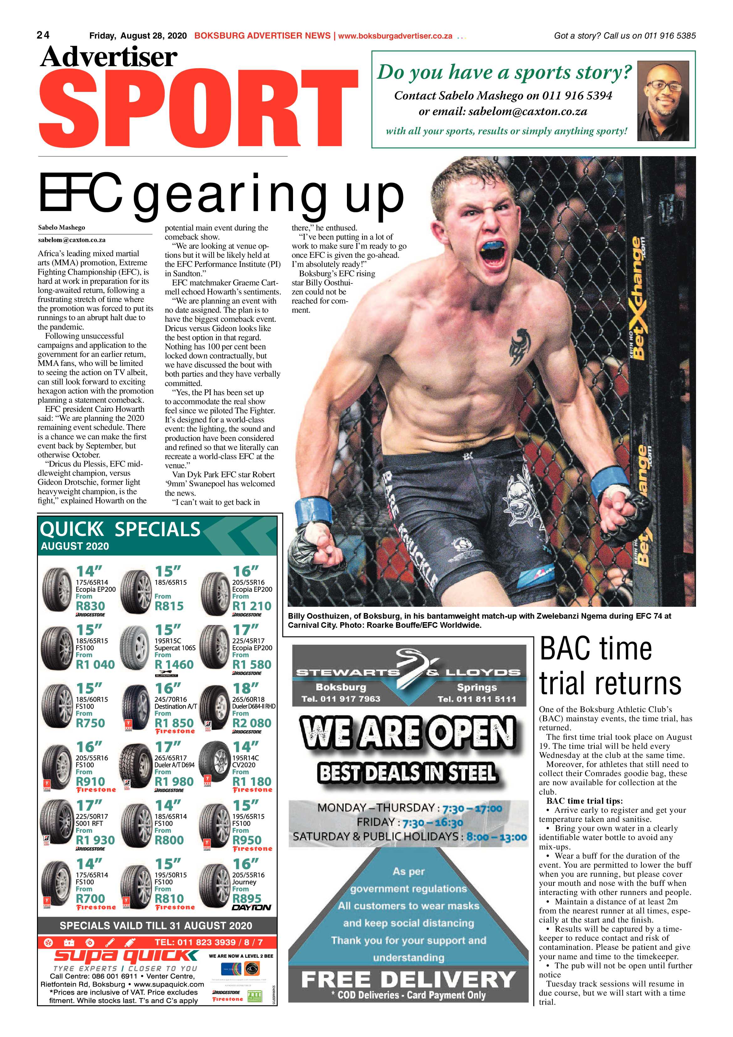 Boksburg Advertiser 25 August 2020 page 24