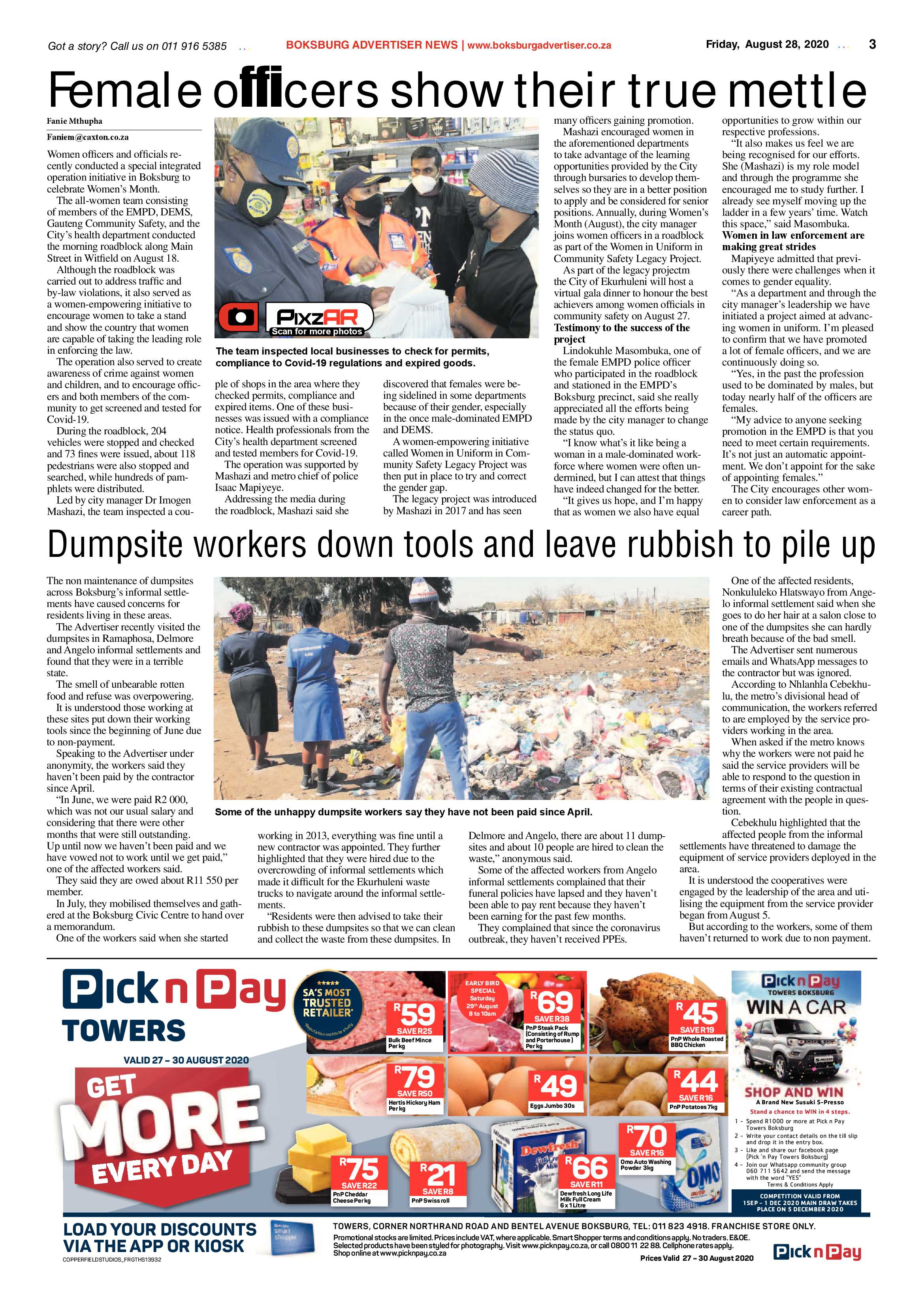Boksburg Advertiser 25 August 2020 page 3