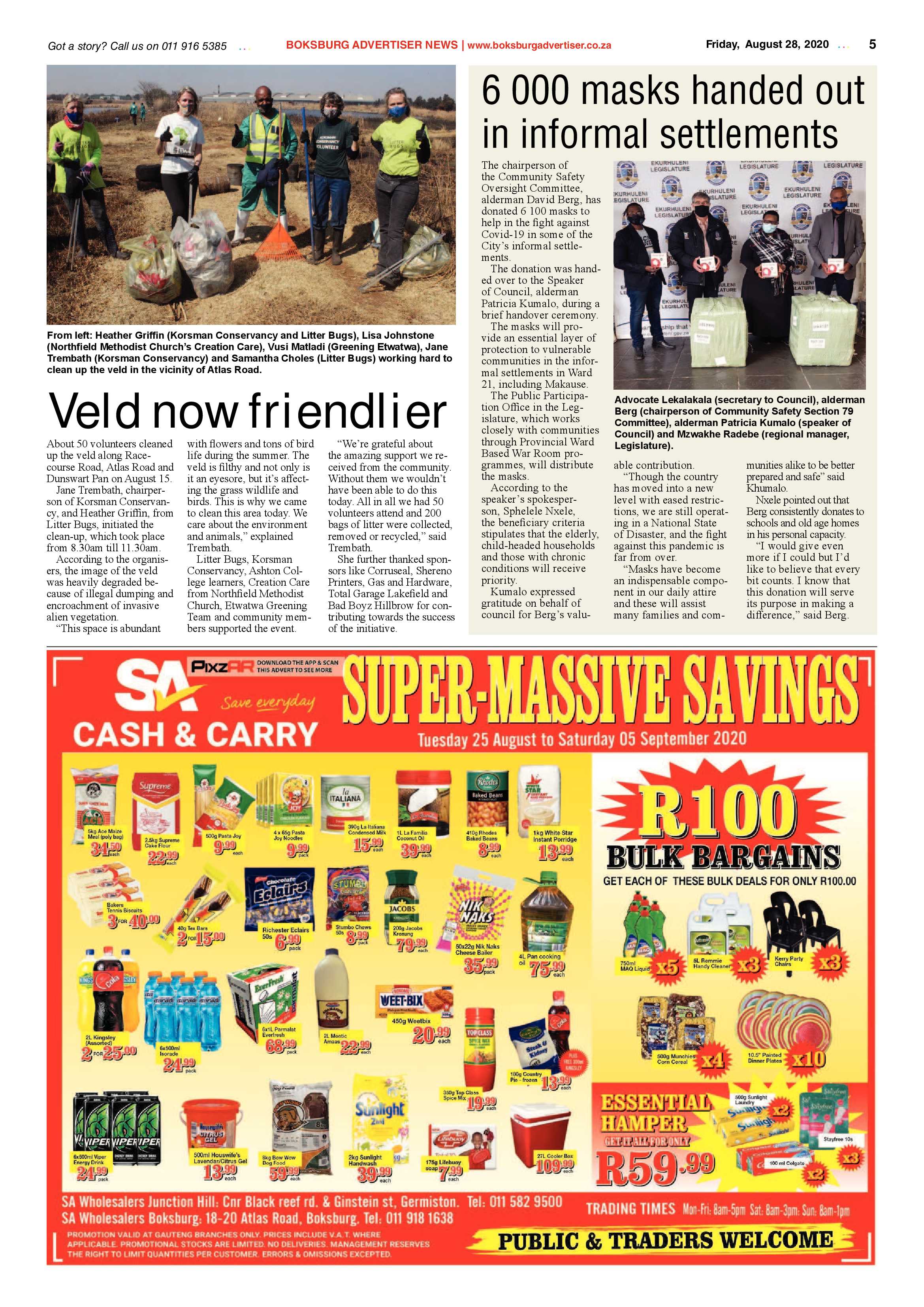 Boksburg Advertiser 25 August 2020 page 5