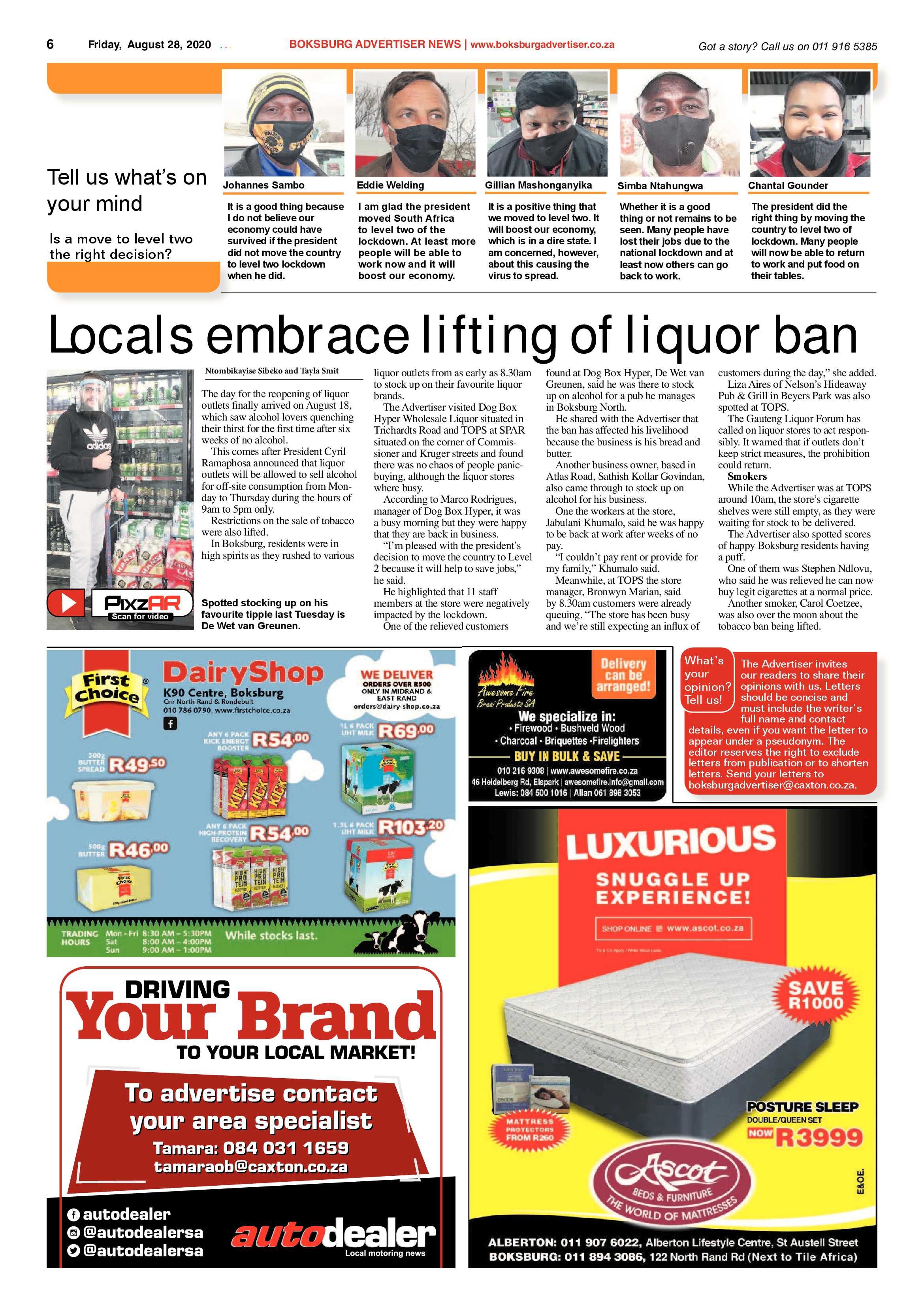 Boksburg Advertiser 25 August 2020 page 6