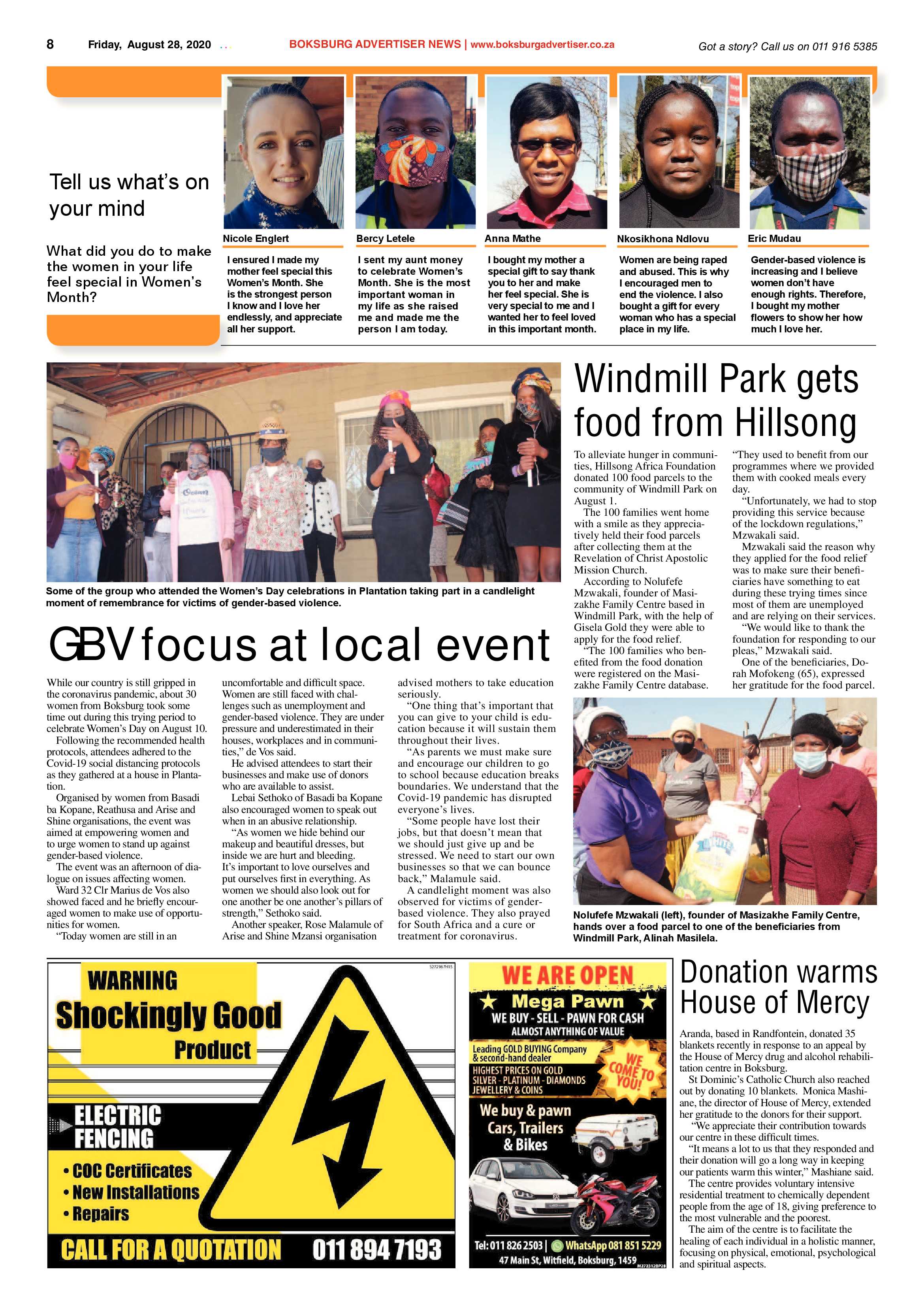 Boksburg Advertiser 25 August 2020 page 8