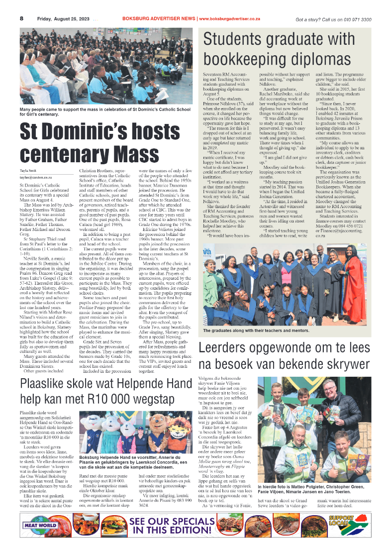 Boksburg Advertiser 25 August 2023 page 8