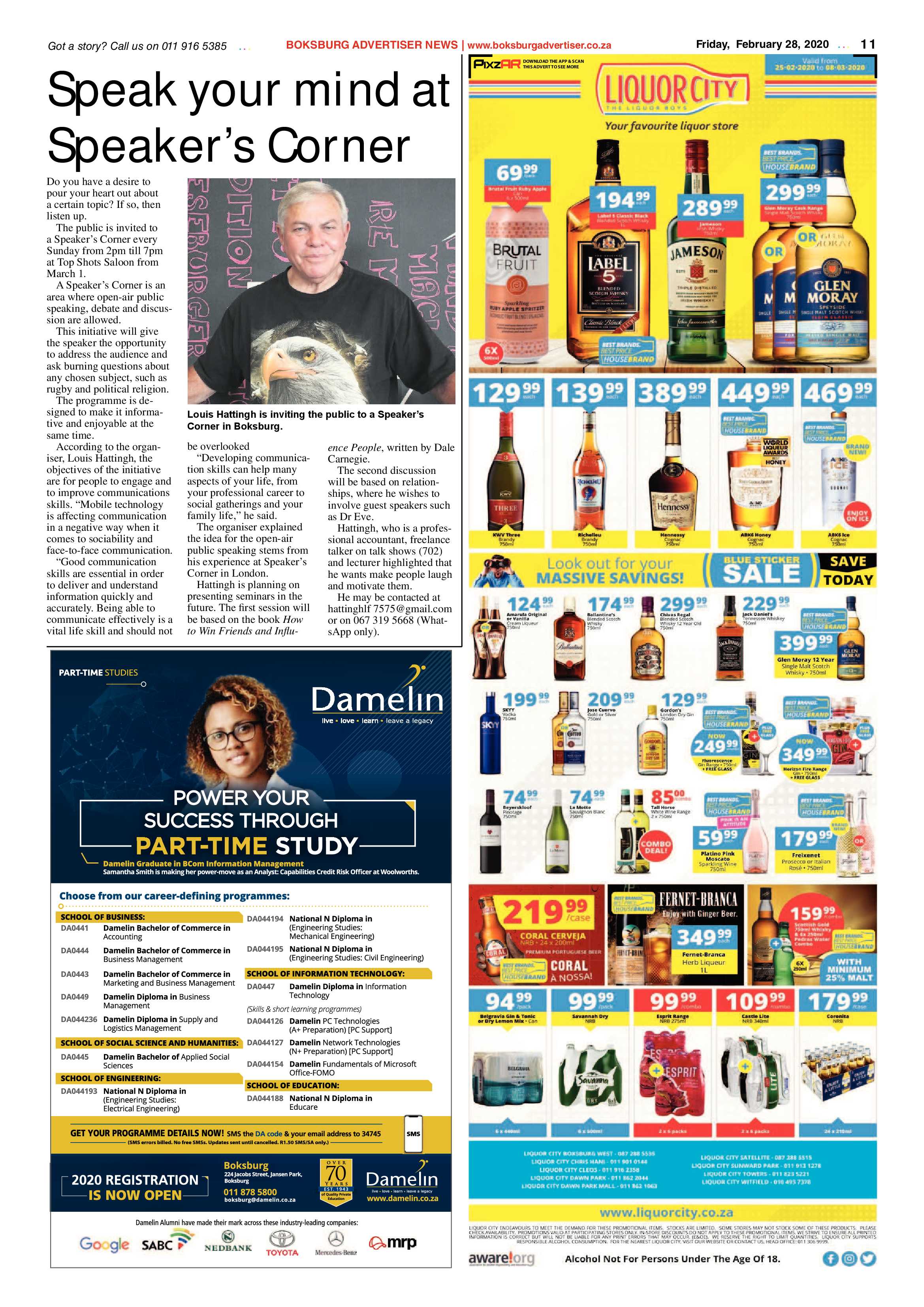 Boksburg Advertiser 25 February 2020 page 11