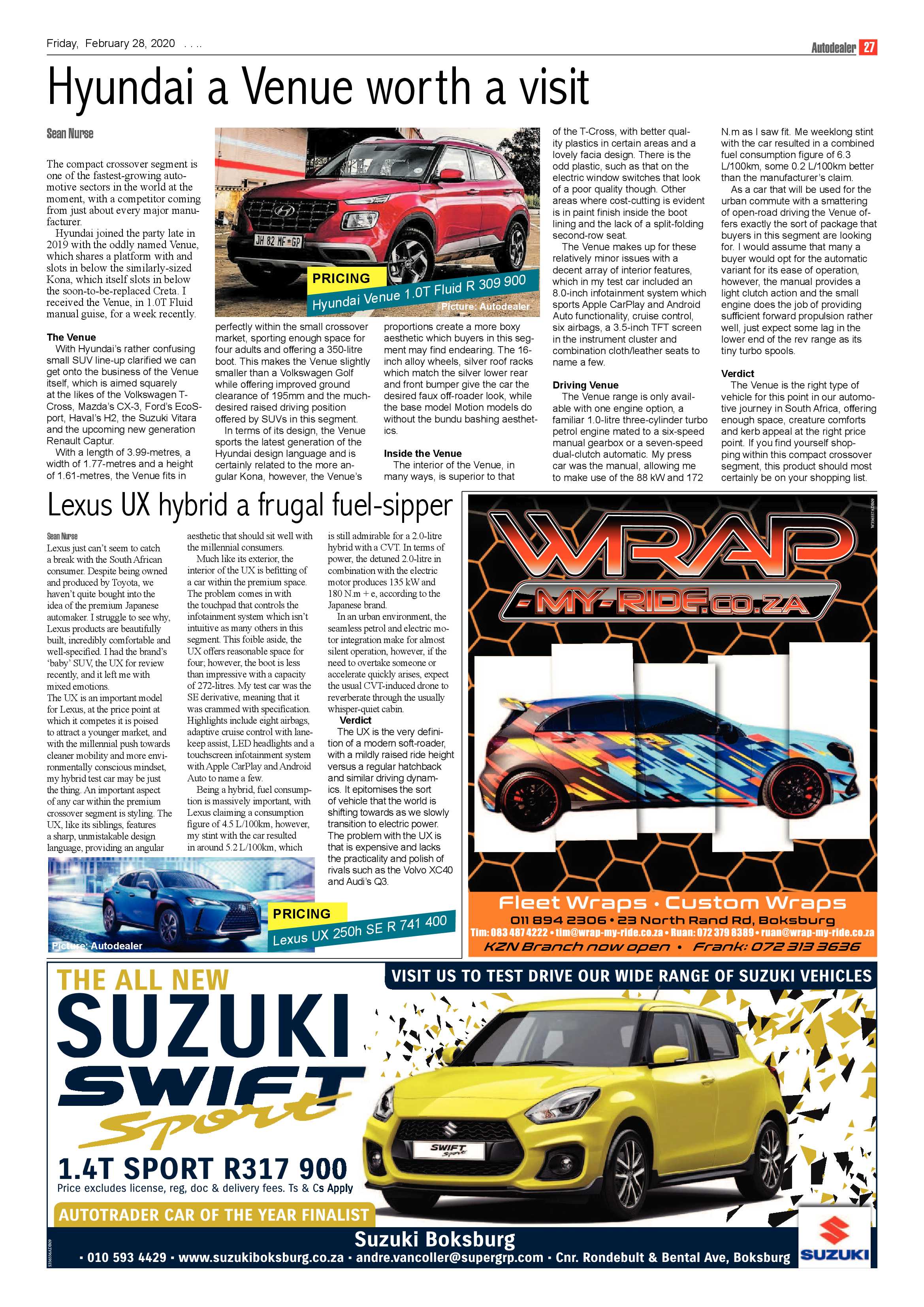 Boksburg Advertiser 25 February 2020 page 27
