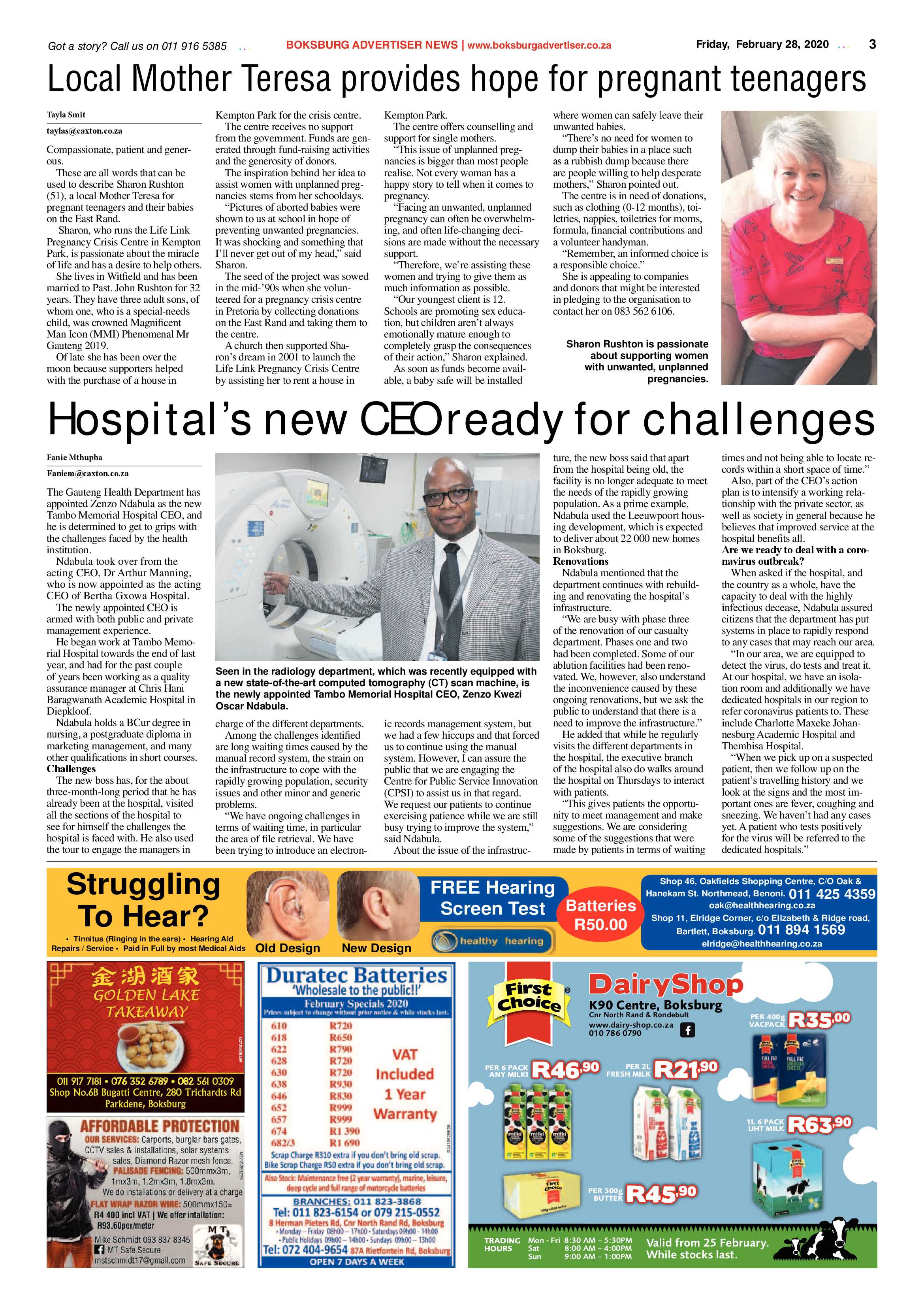 Boksburg Advertiser 25 February 2020 page 3