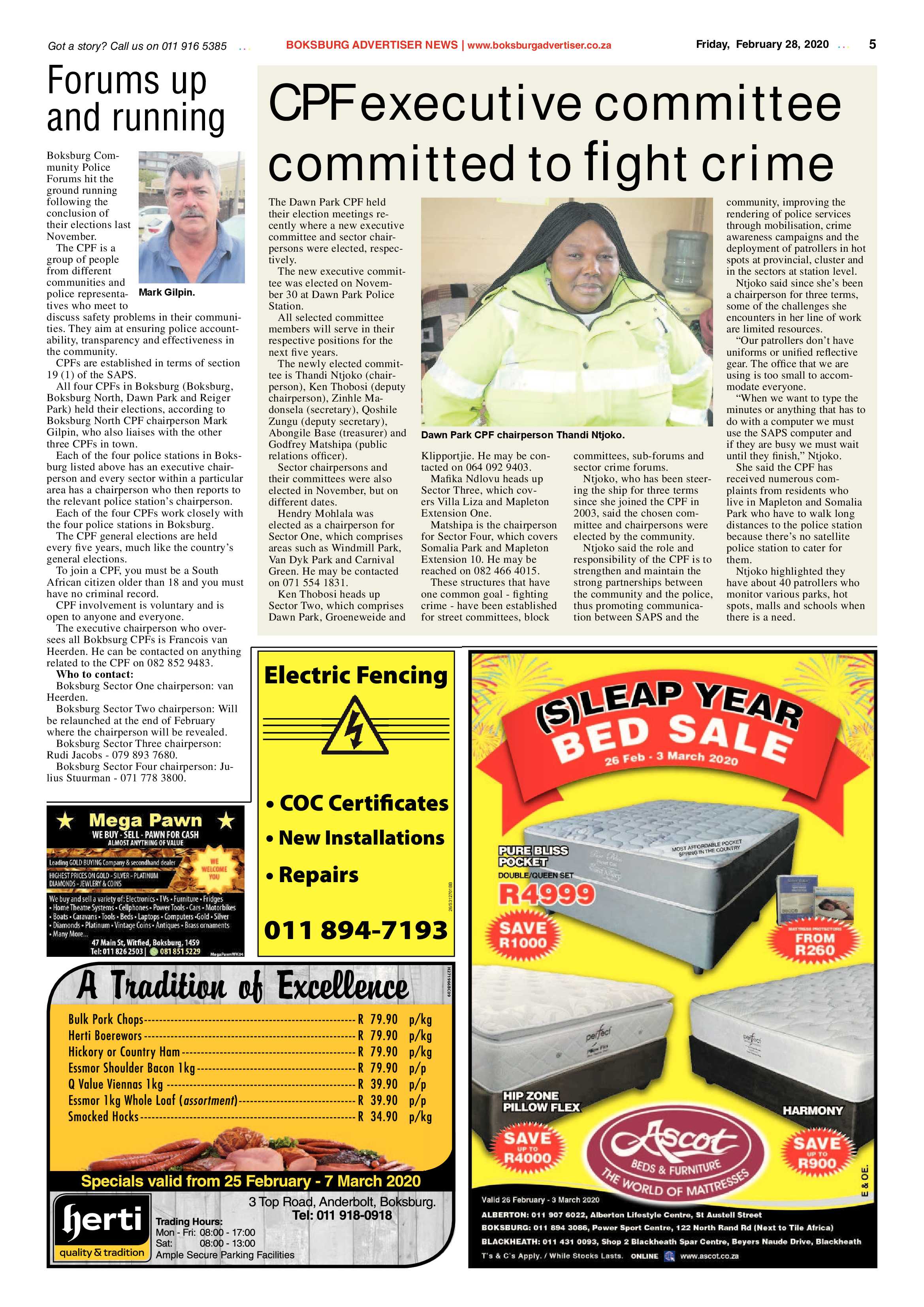 Boksburg Advertiser 25 February 2020 page 5