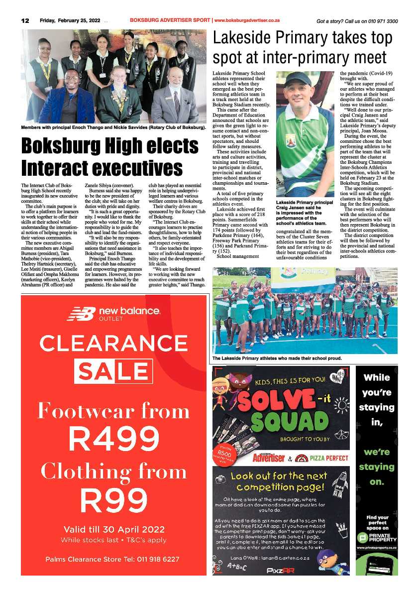 Boksburg Advertiser 25 February 2022 page 12