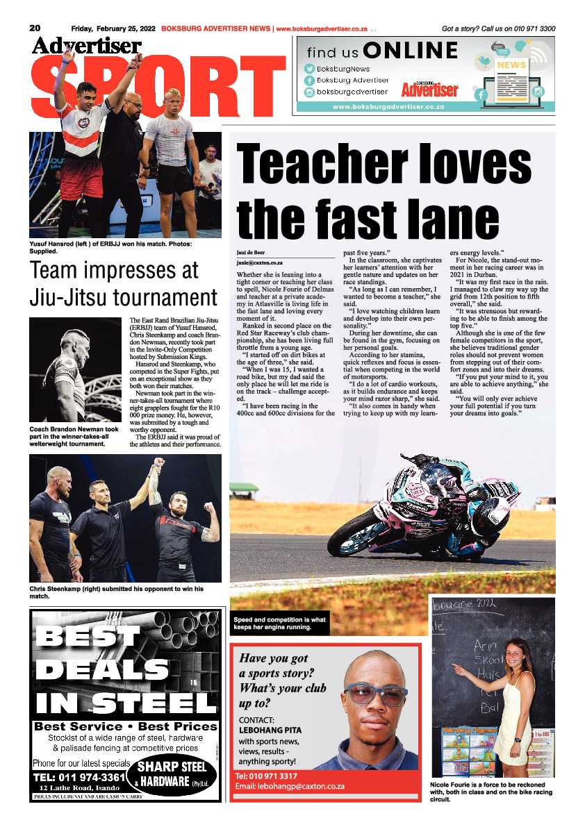 Boksburg Advertiser 25 February 2022 page 20